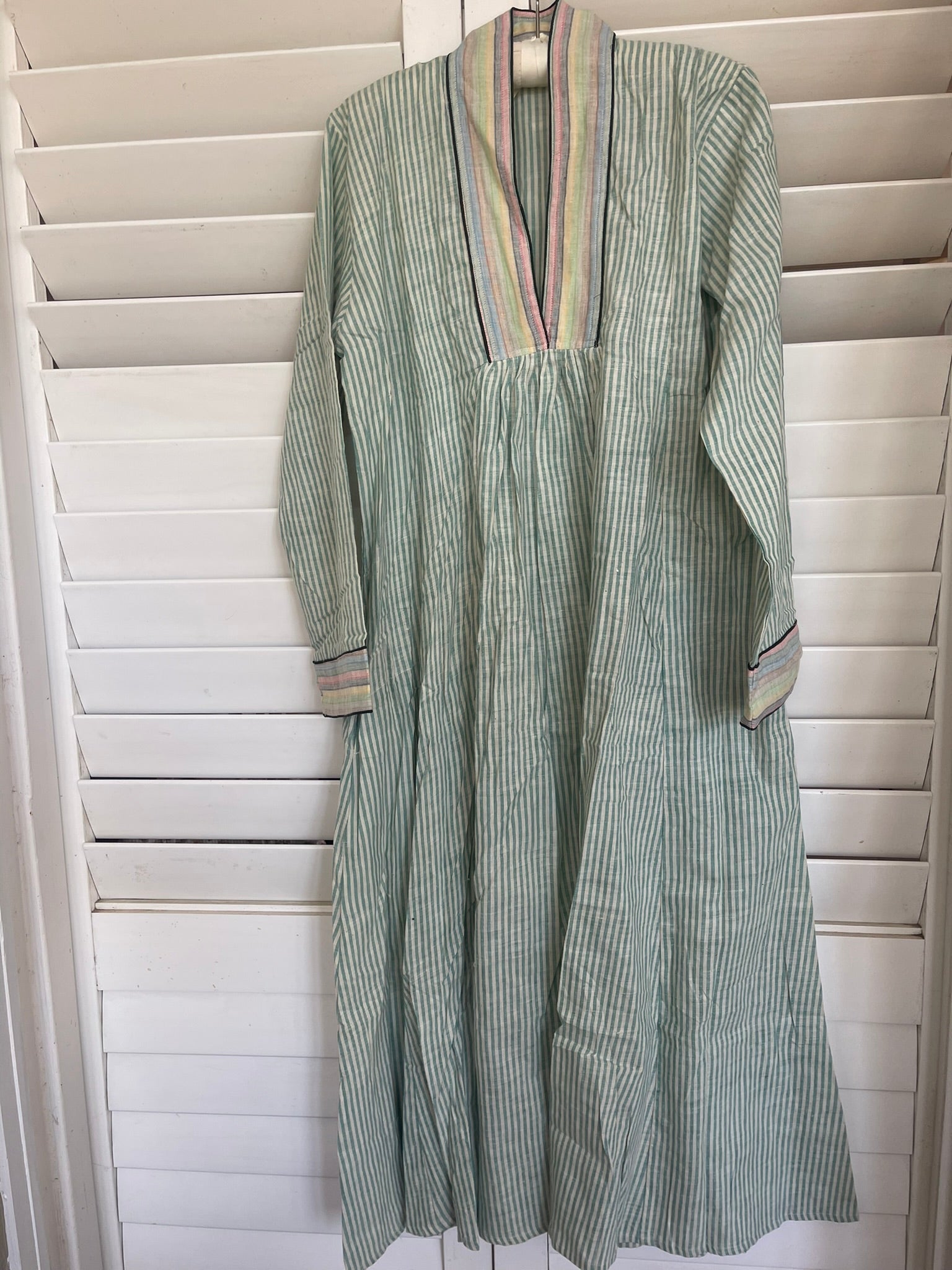 MOROCCAN BEACH KAFTAN - Oasis Stripe