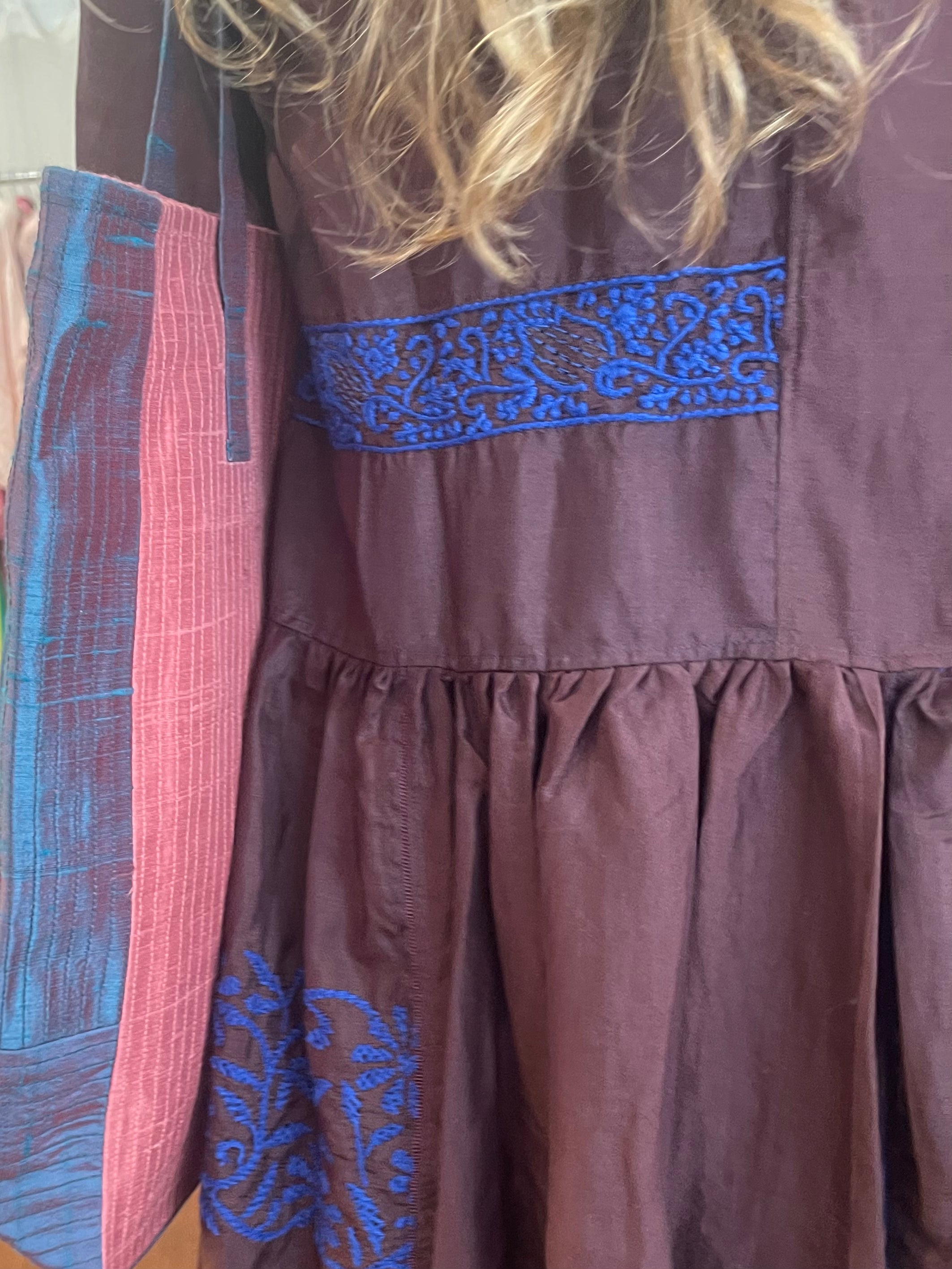 MIraj 45 - Silk Chikankari Dress