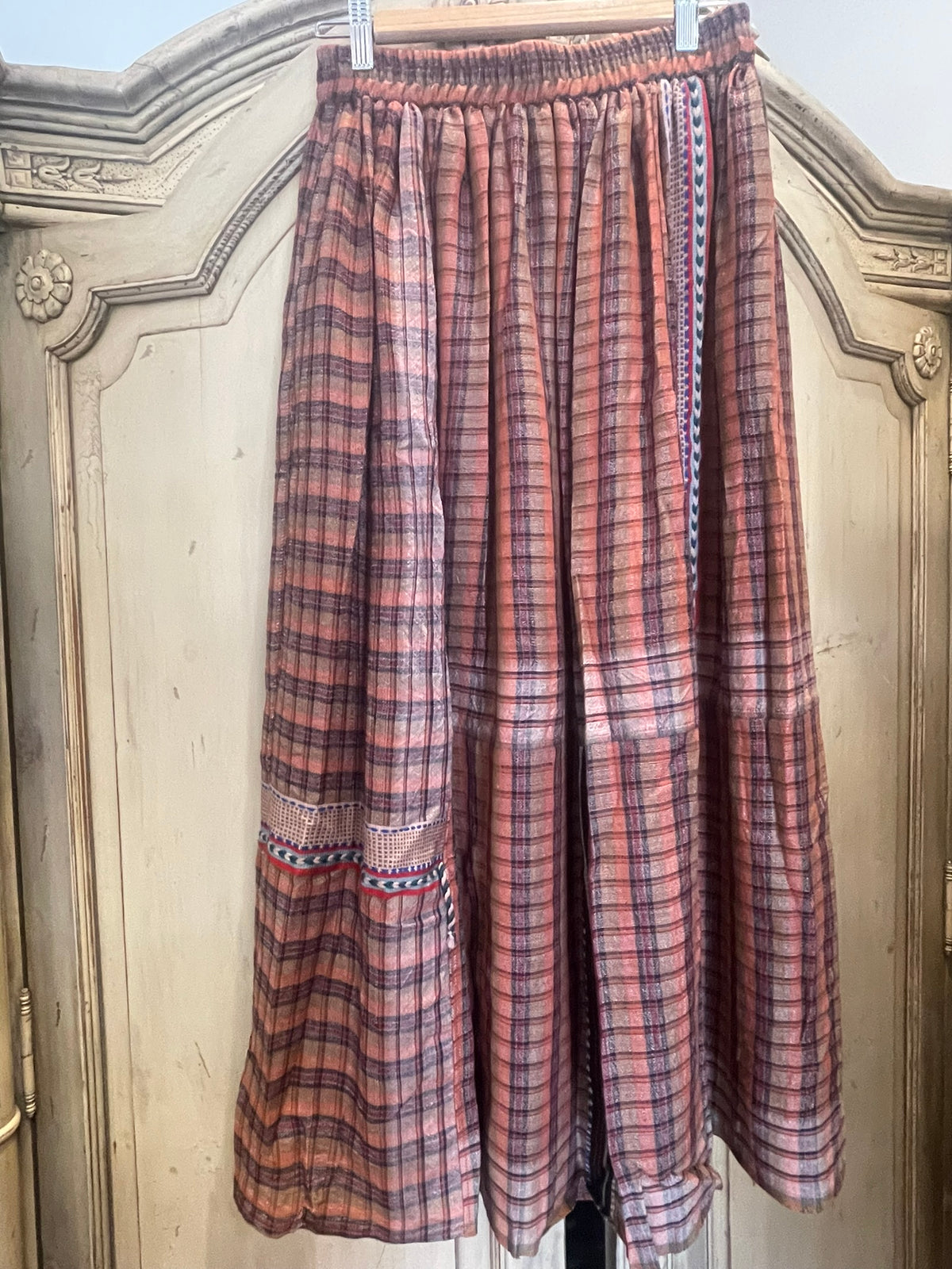 SADIA Skirt - Wool/Cotton Plaid