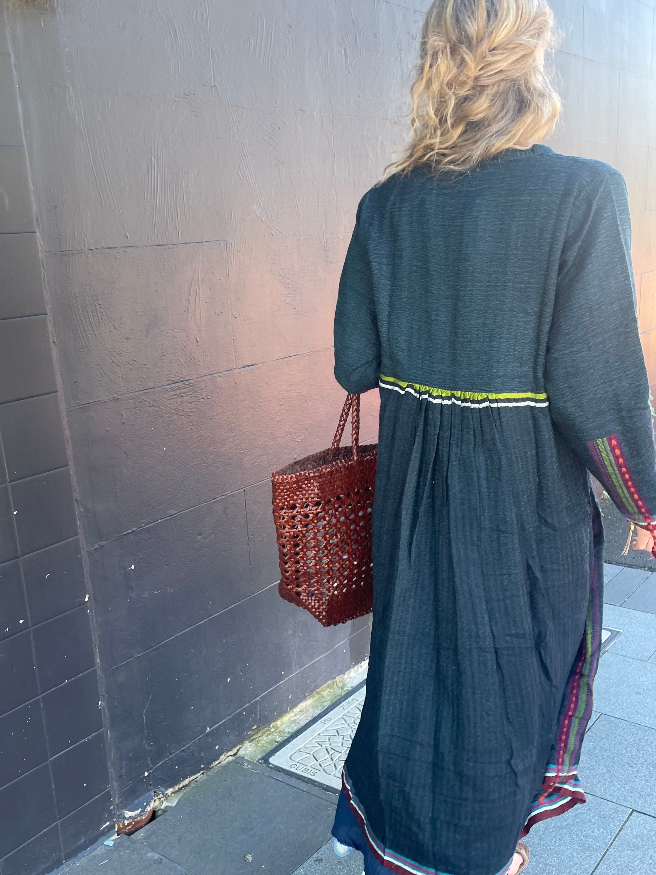 Miraj 02 - Forest Green Wool Dress