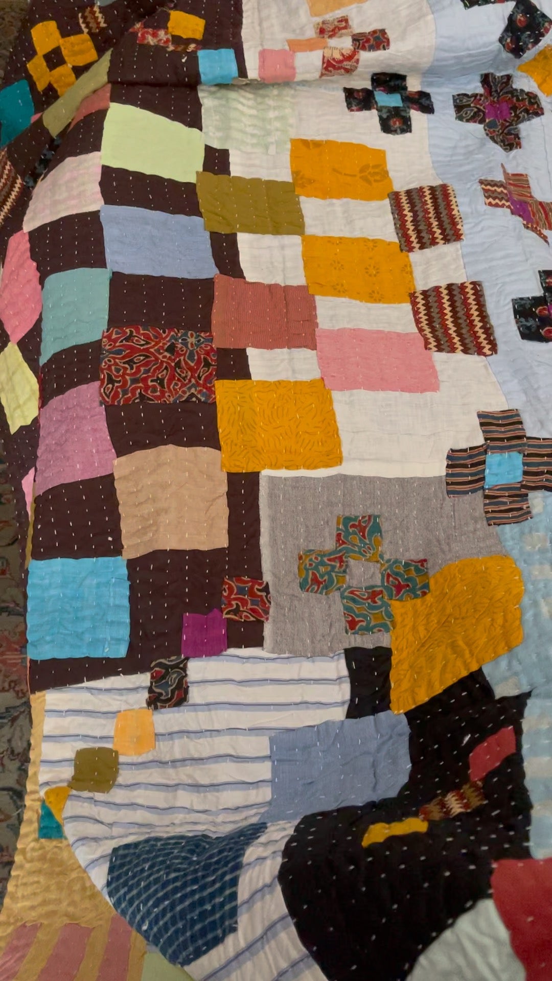 KARNATAKA Kowdhi Quilt - FRAGMENT