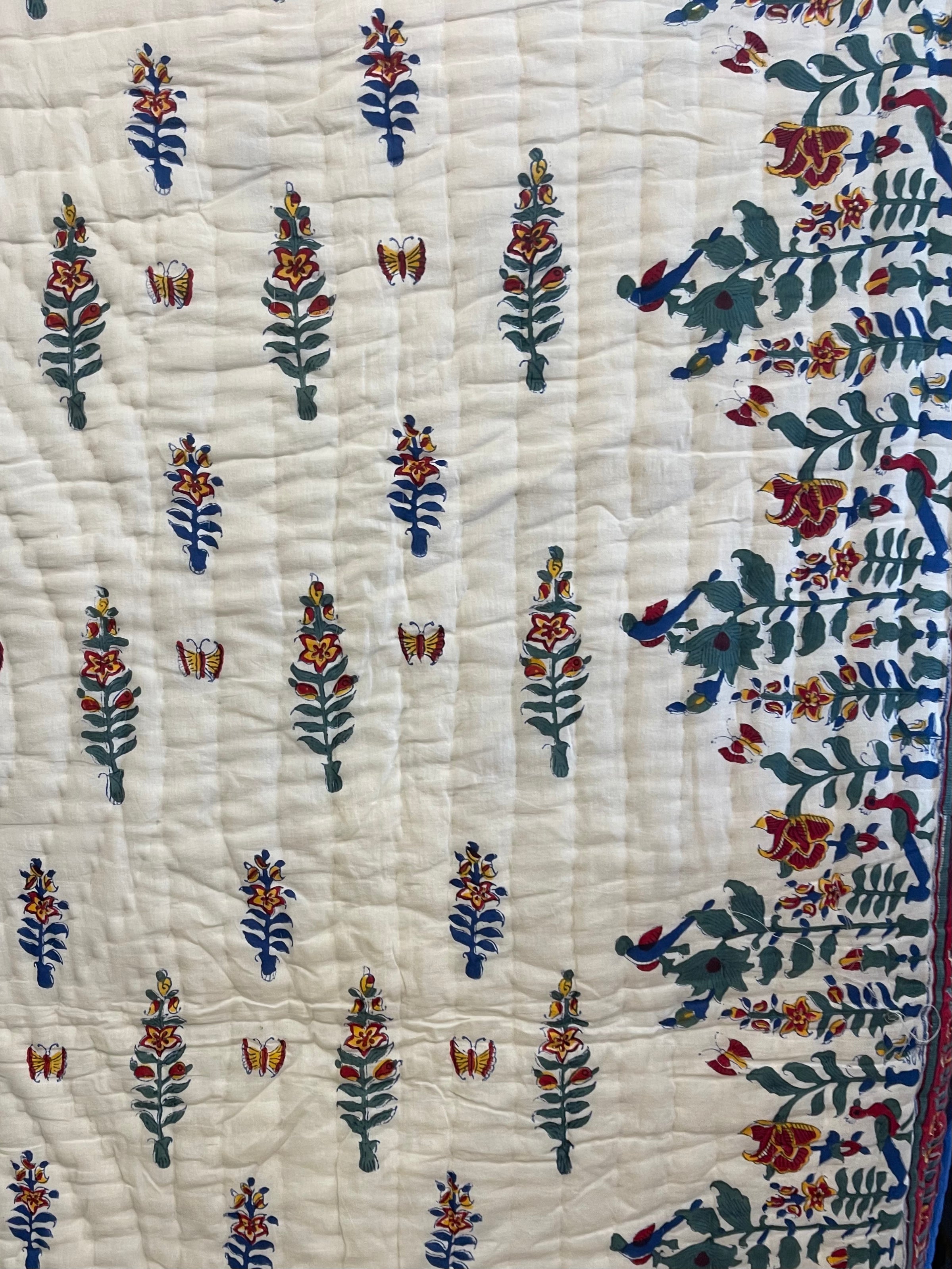 Jaipuri Cotton Quilt - Meadow