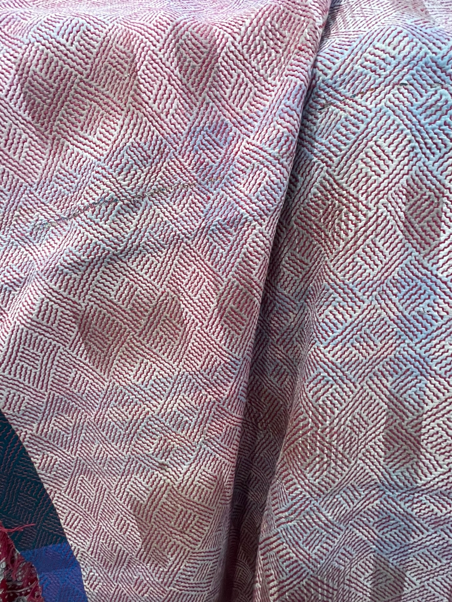 VINTAGE KANTHA - Pink Desert