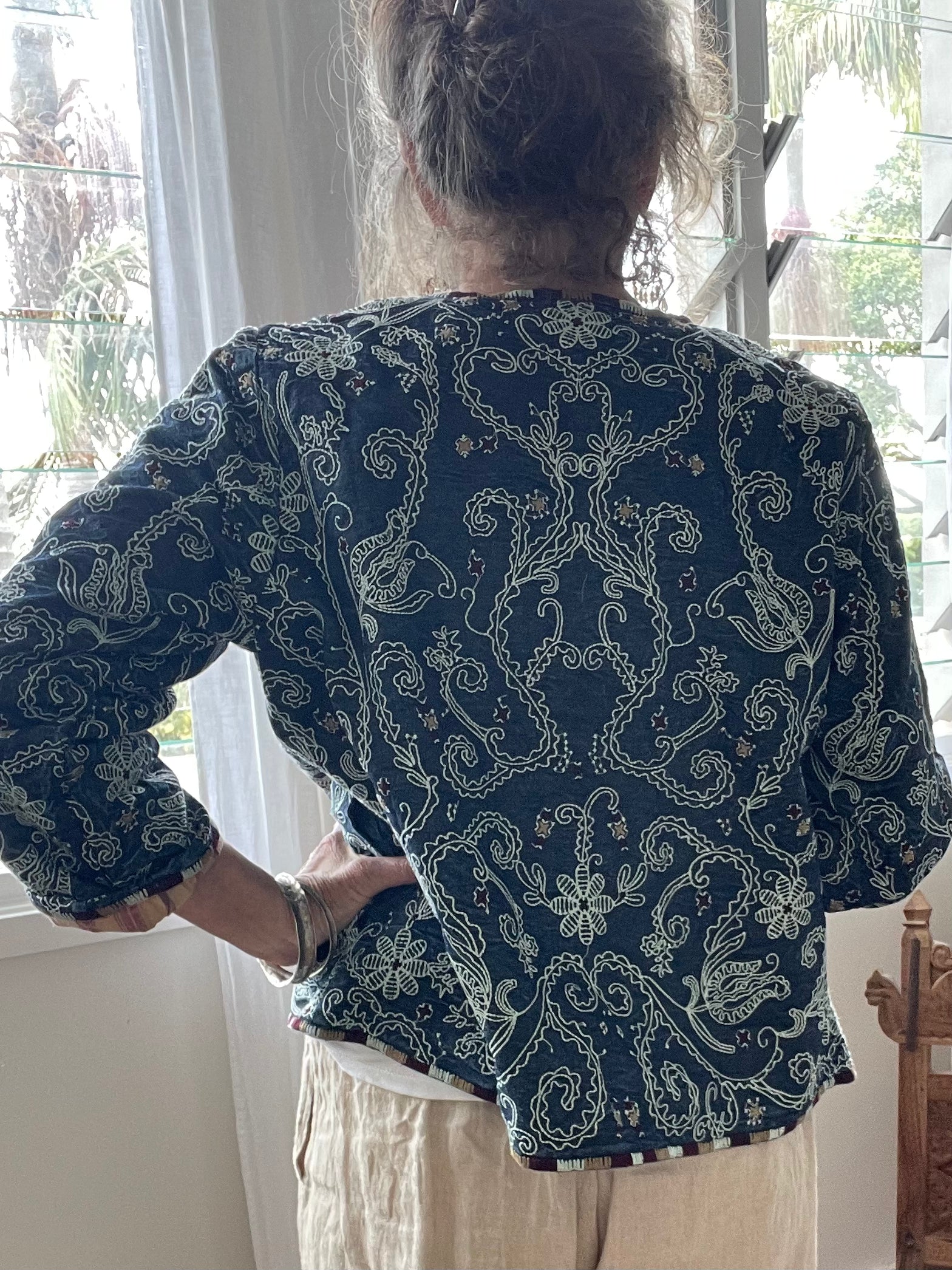 AMARA JACKET - Indigo Blue