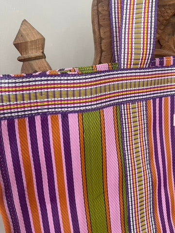 NYLON BEACH TOTE - Pina Colada