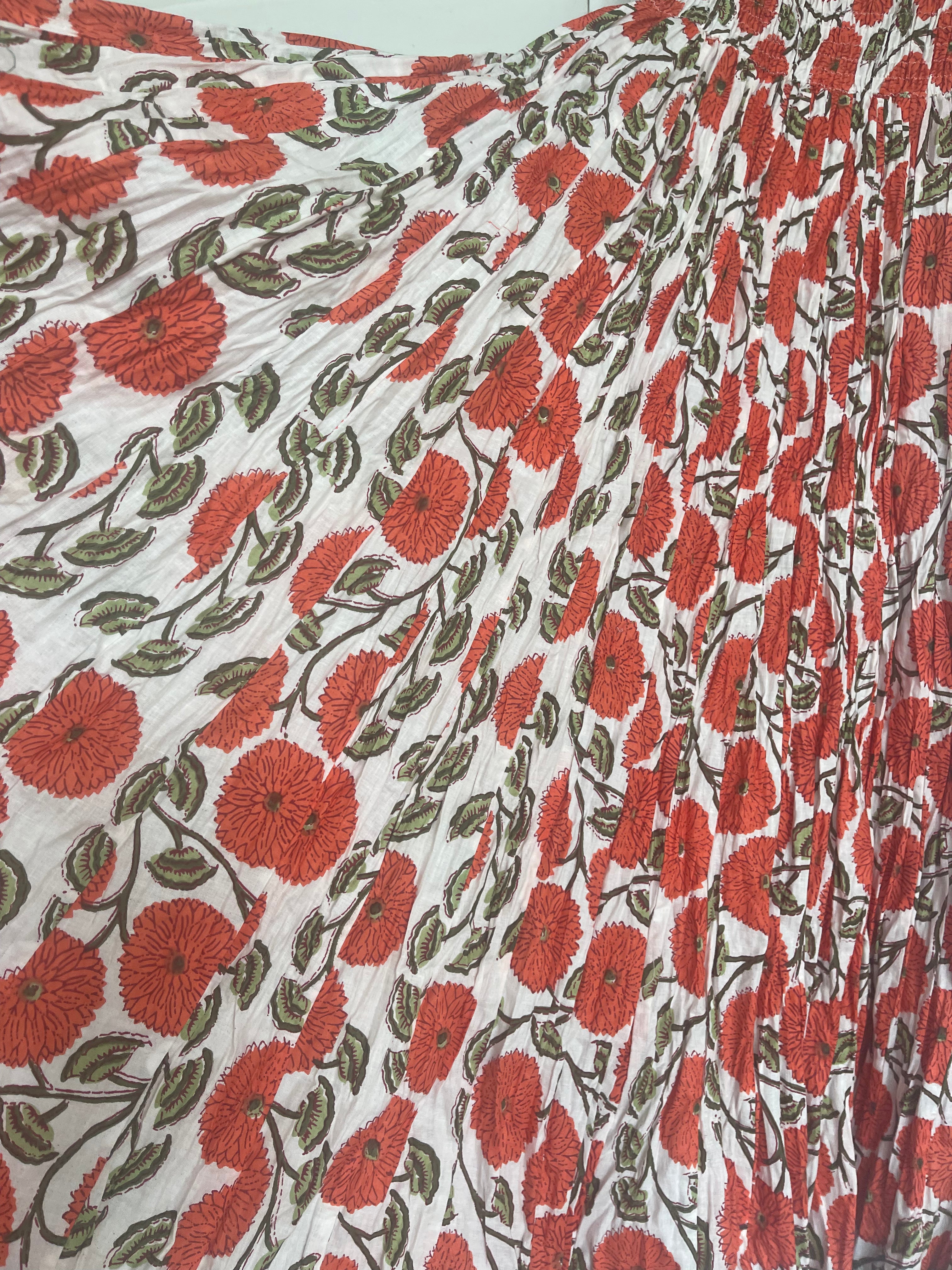 Cotton Skirt - Wildflowers