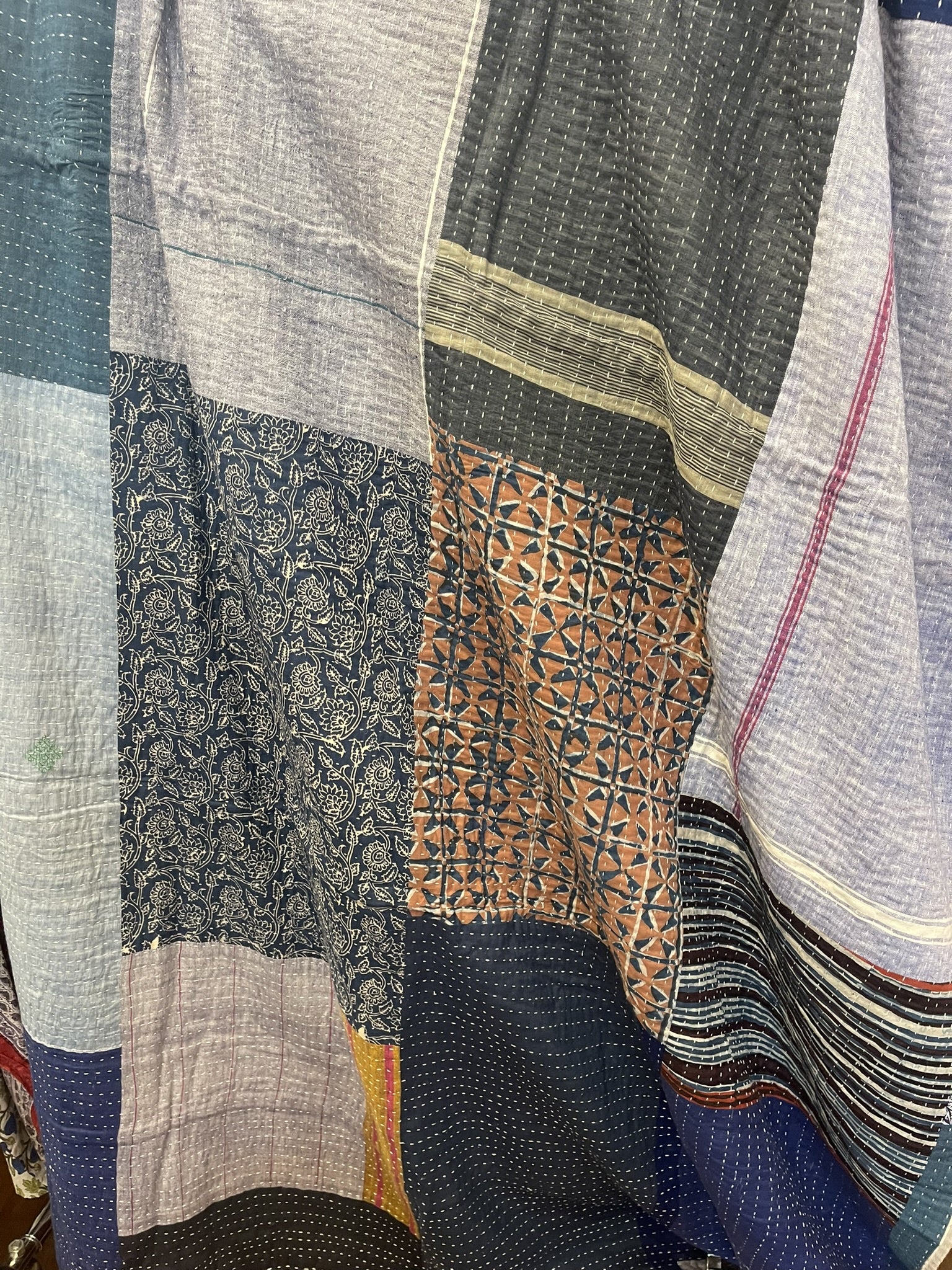 KHADI COTTON QUILT - Misty Morning