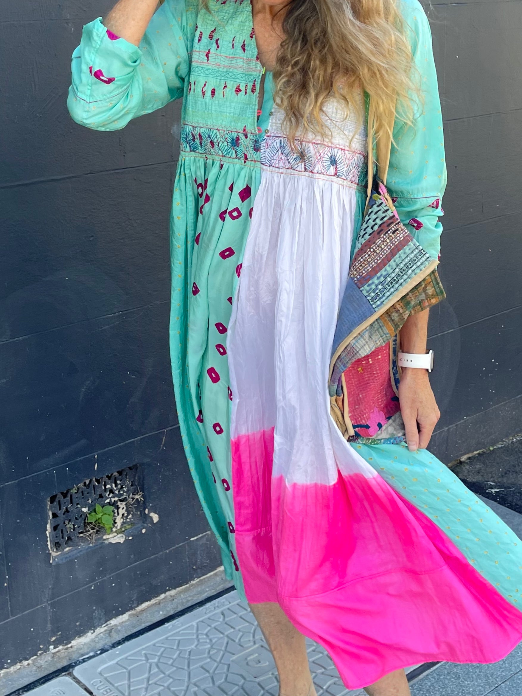 JODHPUR 25 - Silk Bandhani Dress