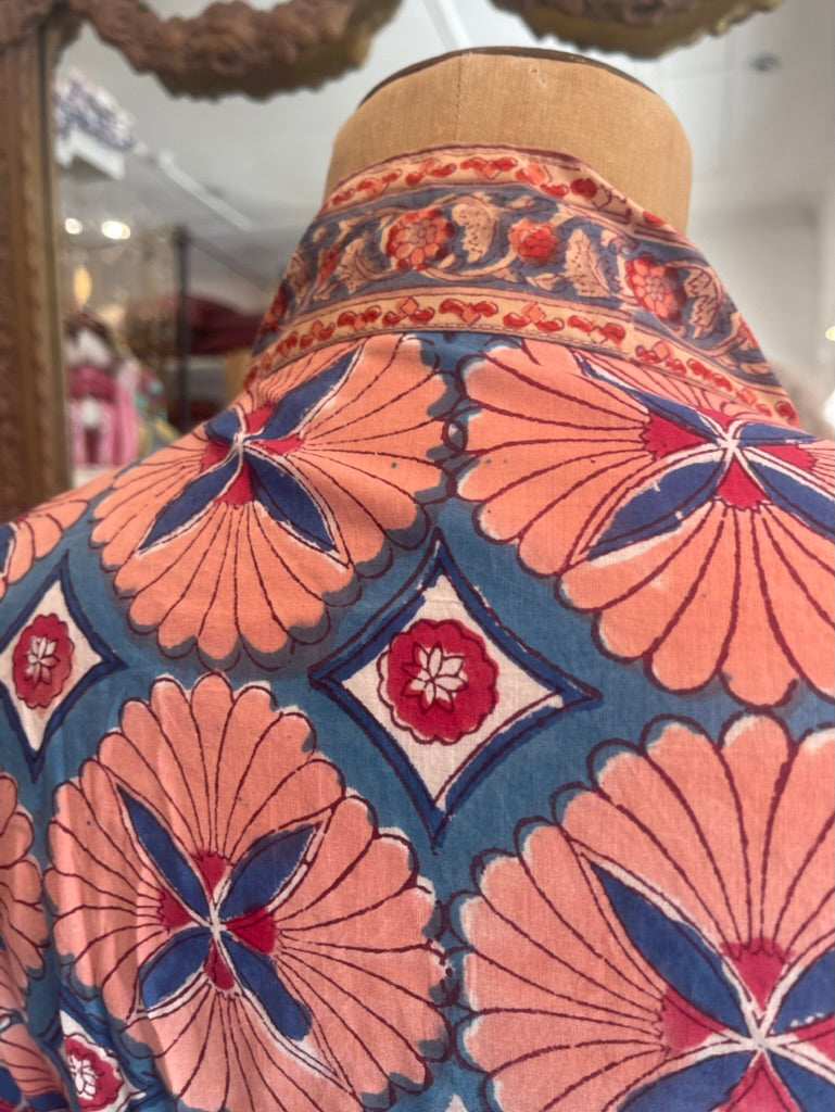 Cotton KIMONO - JAPONNAISE blockprint