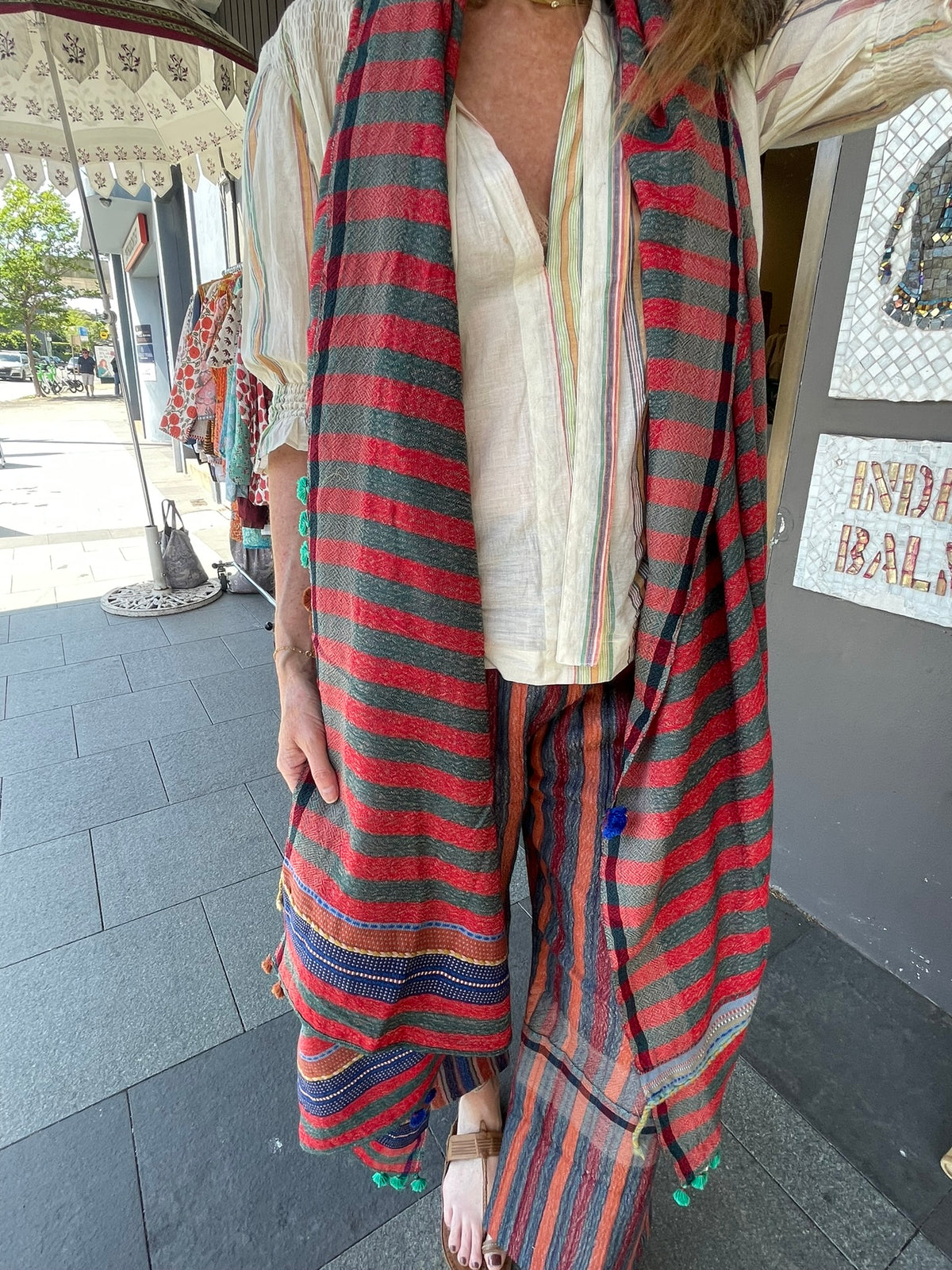 ASHOK Wool Pants - Bhujodi  Stripe