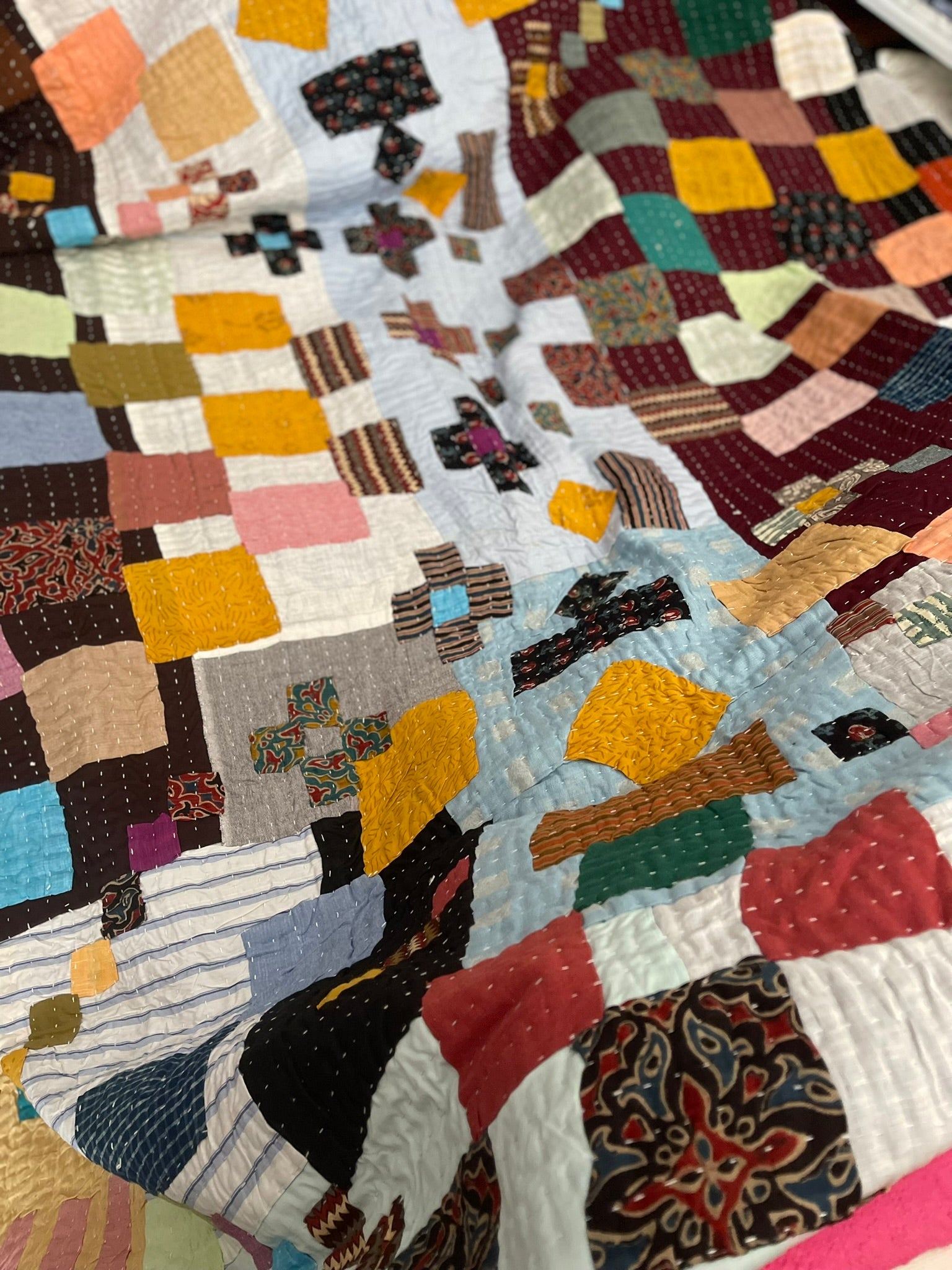 KARNATAKA Kowdhi Quilt - FRAGMENT