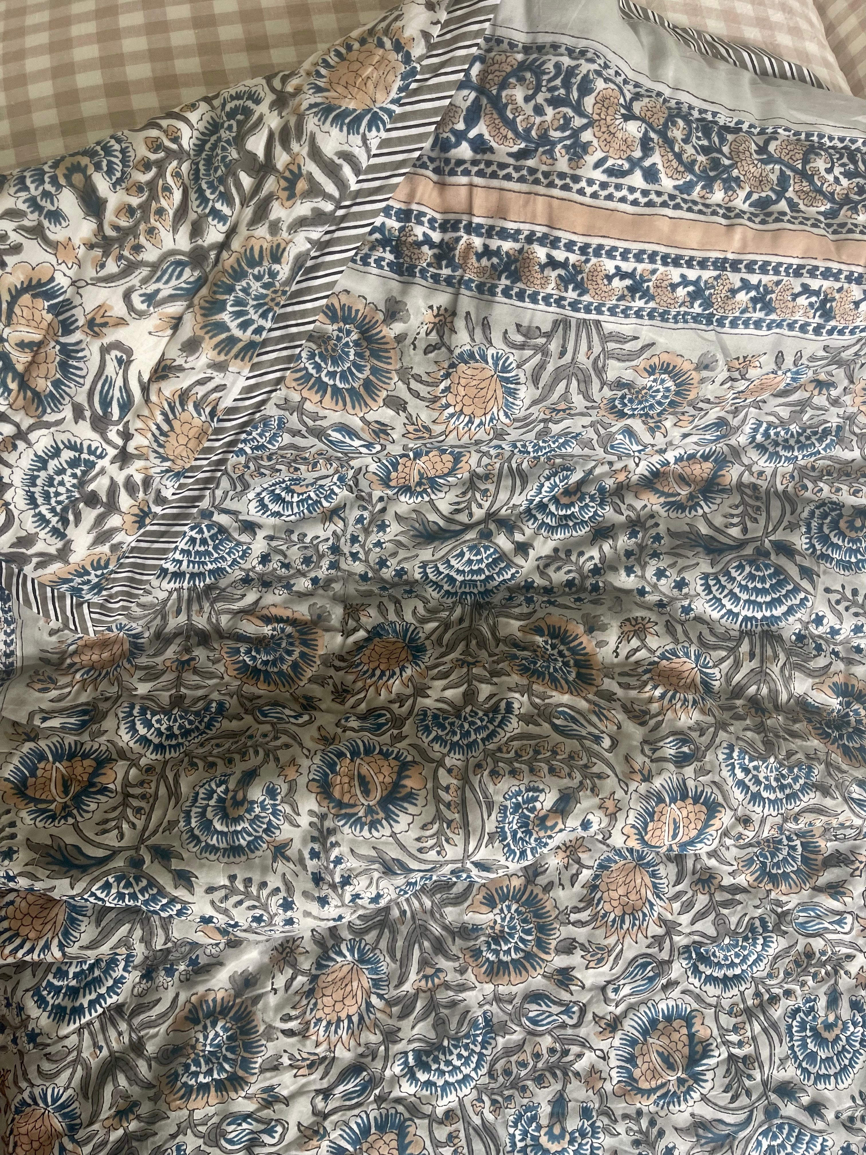 Jaipuri Cotton Quilt - COOL NOSTALGIA