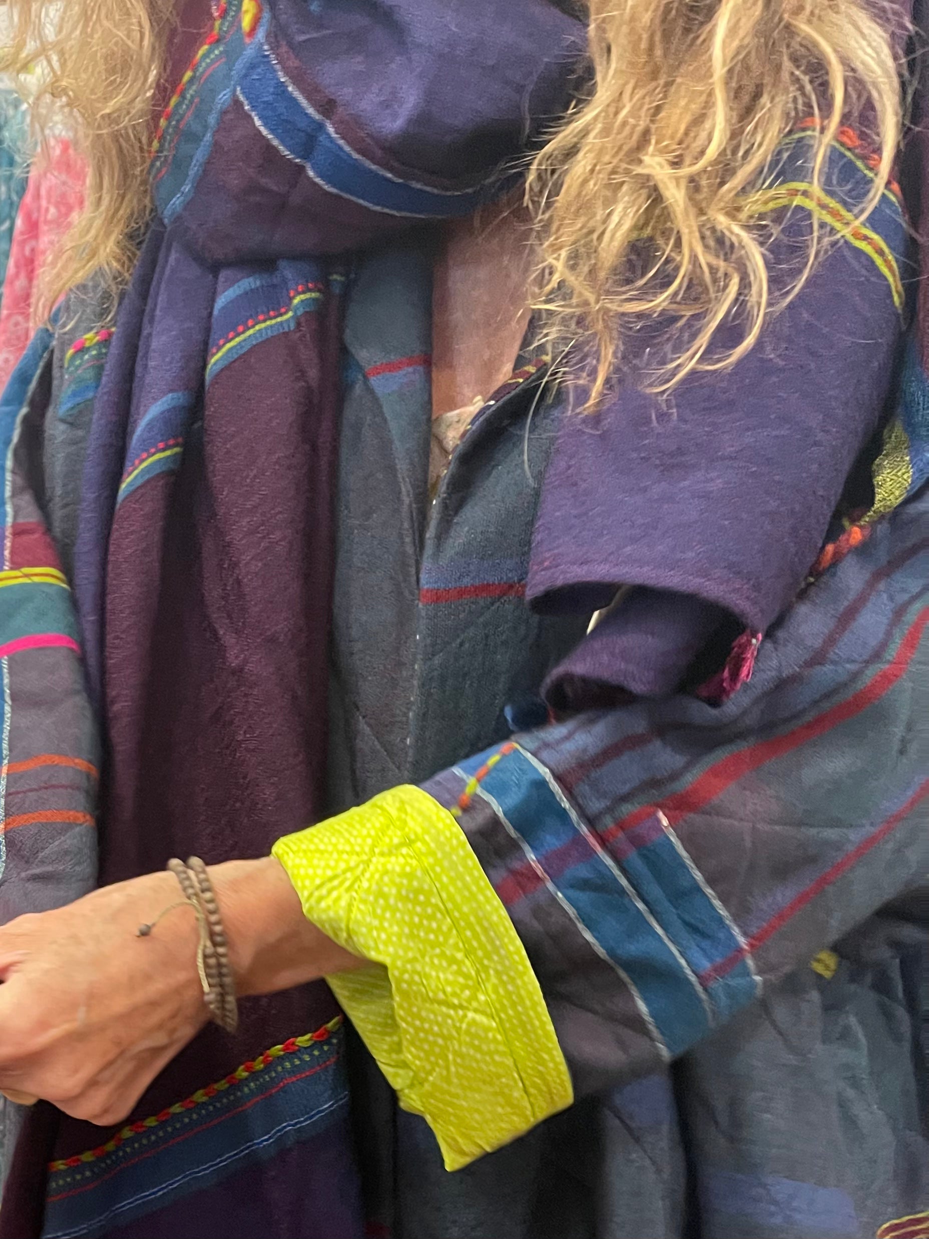 MIRAJ 148 Woollen Scarf - Cool Violet