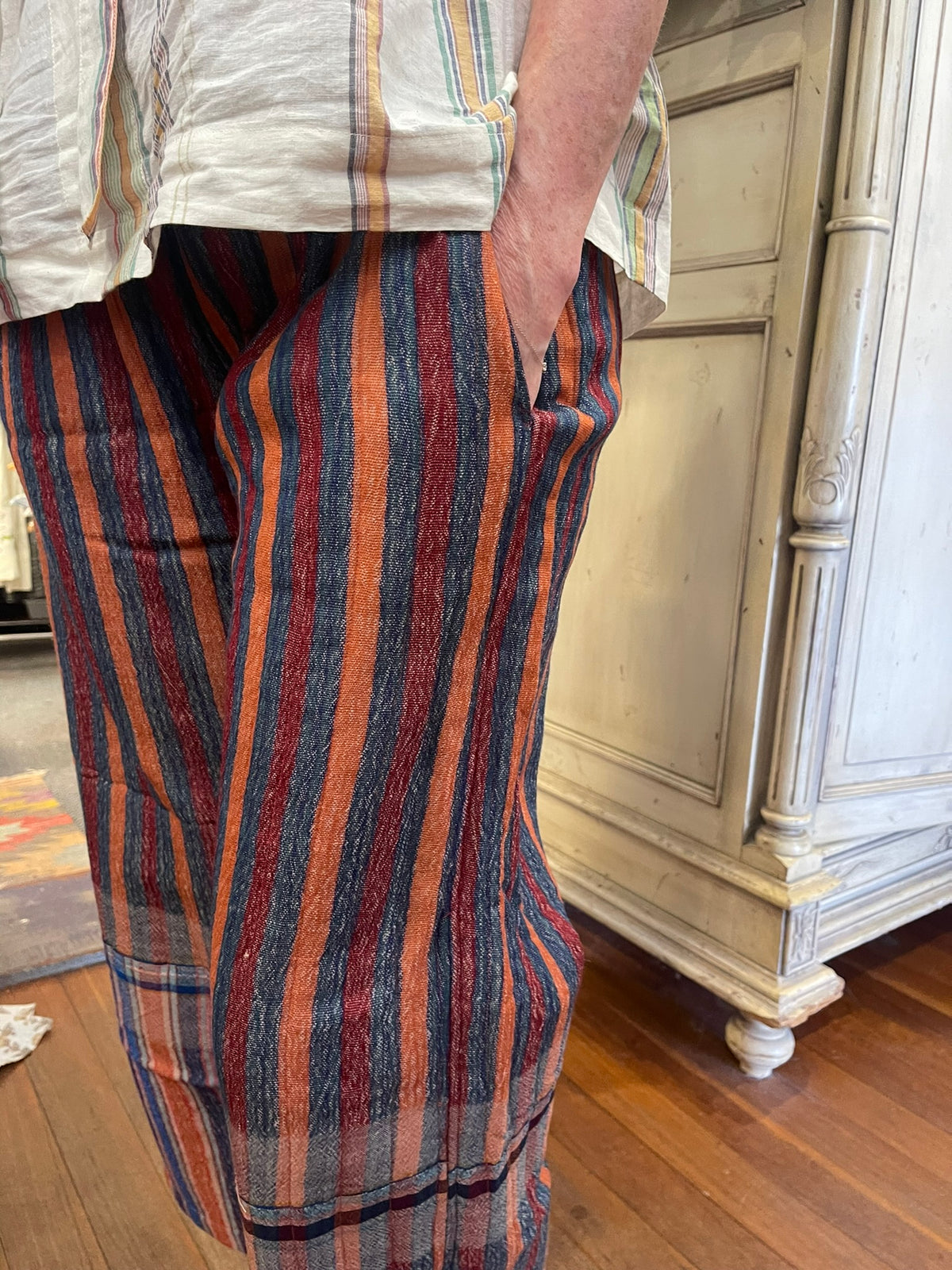 ASHOK Wool Pants - Bhujodi  Stripe