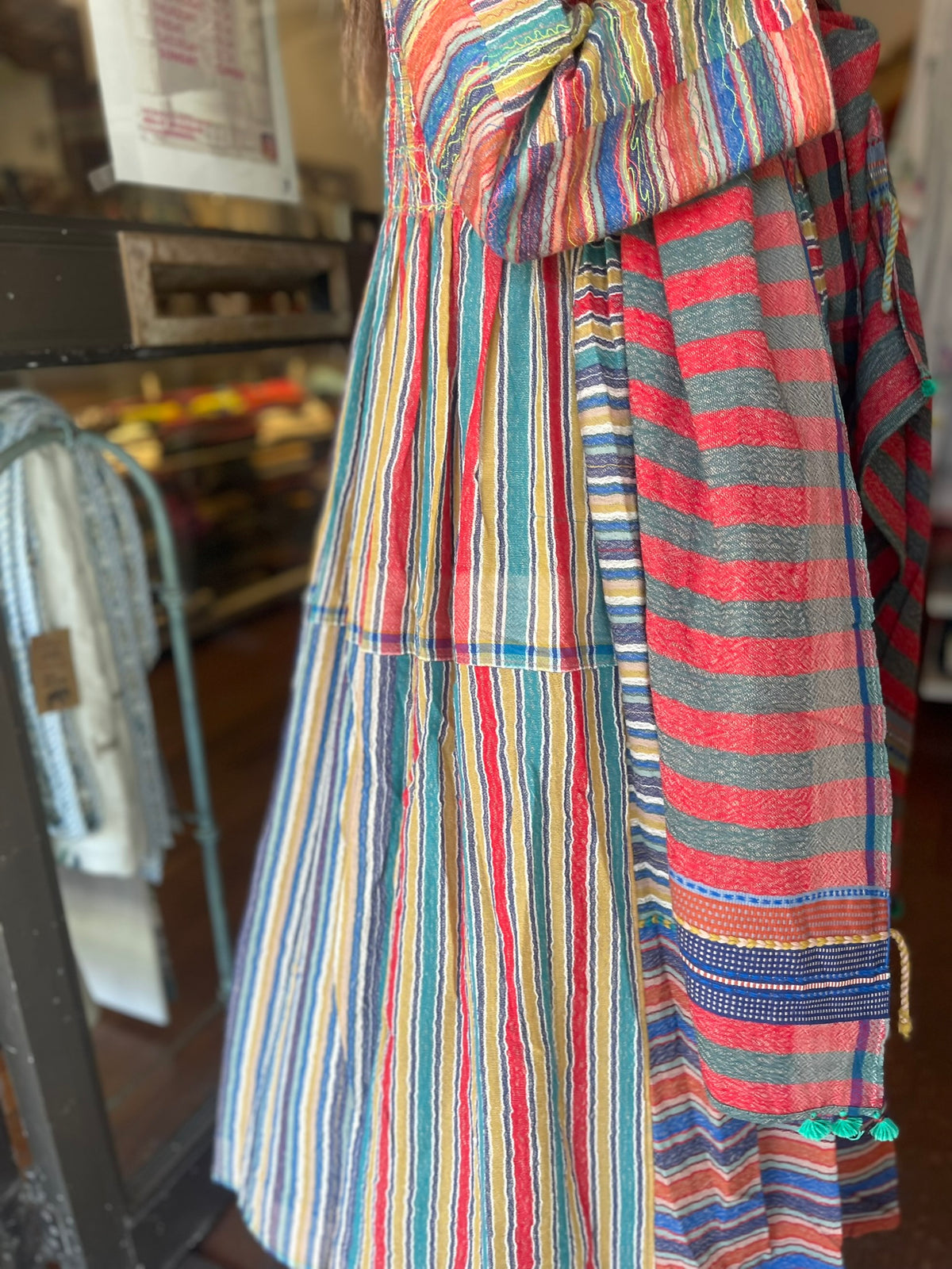 Bhujodi Wool Jacket - BORO Stripes