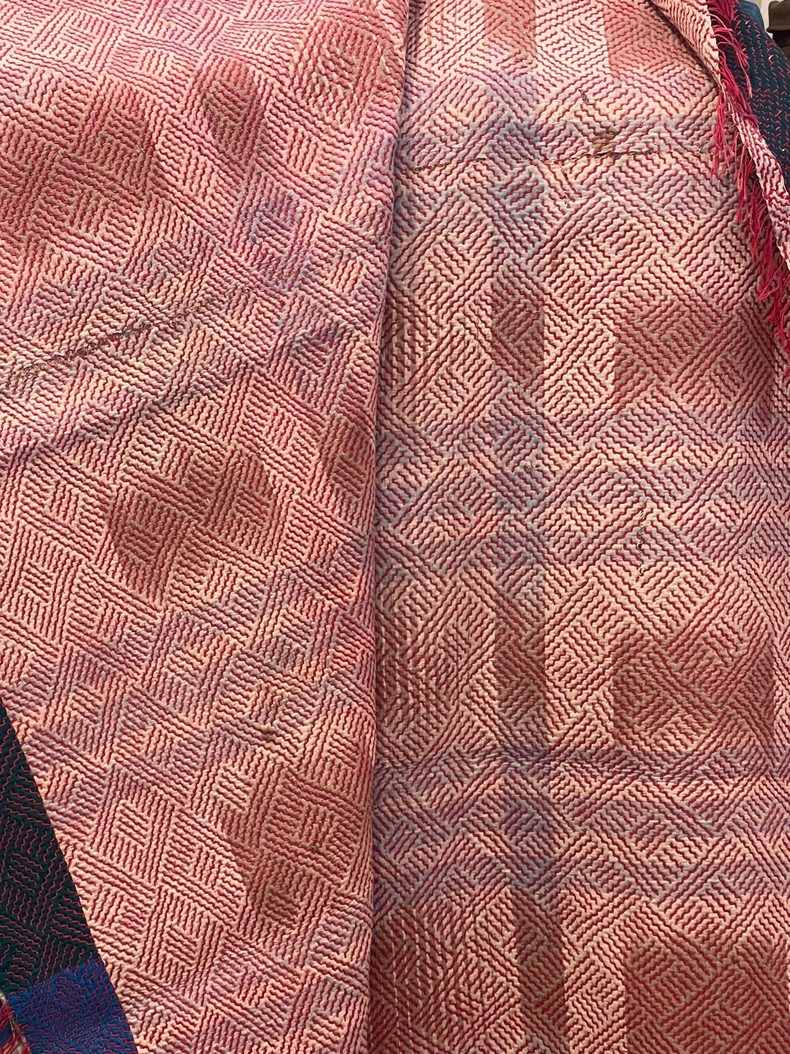 VINTAGE KANTHA - Pink Desert