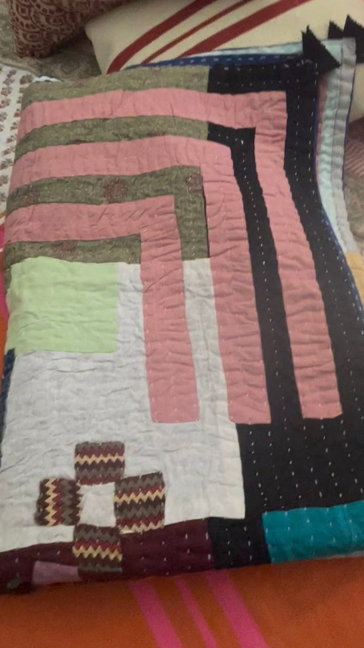 KARNATAKA Kowdhi Quilt - FRAGMENT