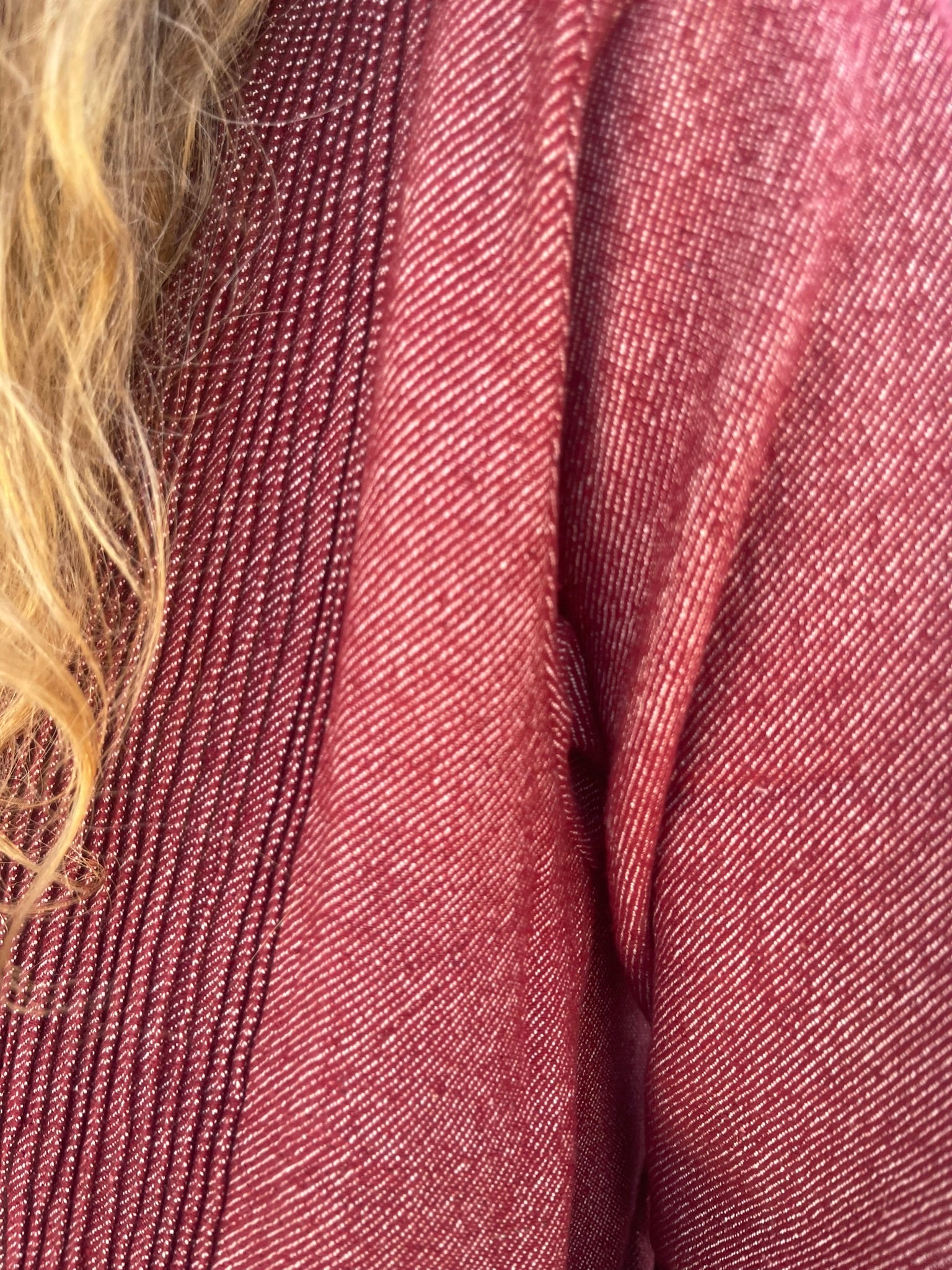 RAKA Cotton Twill Dress - Barn Red