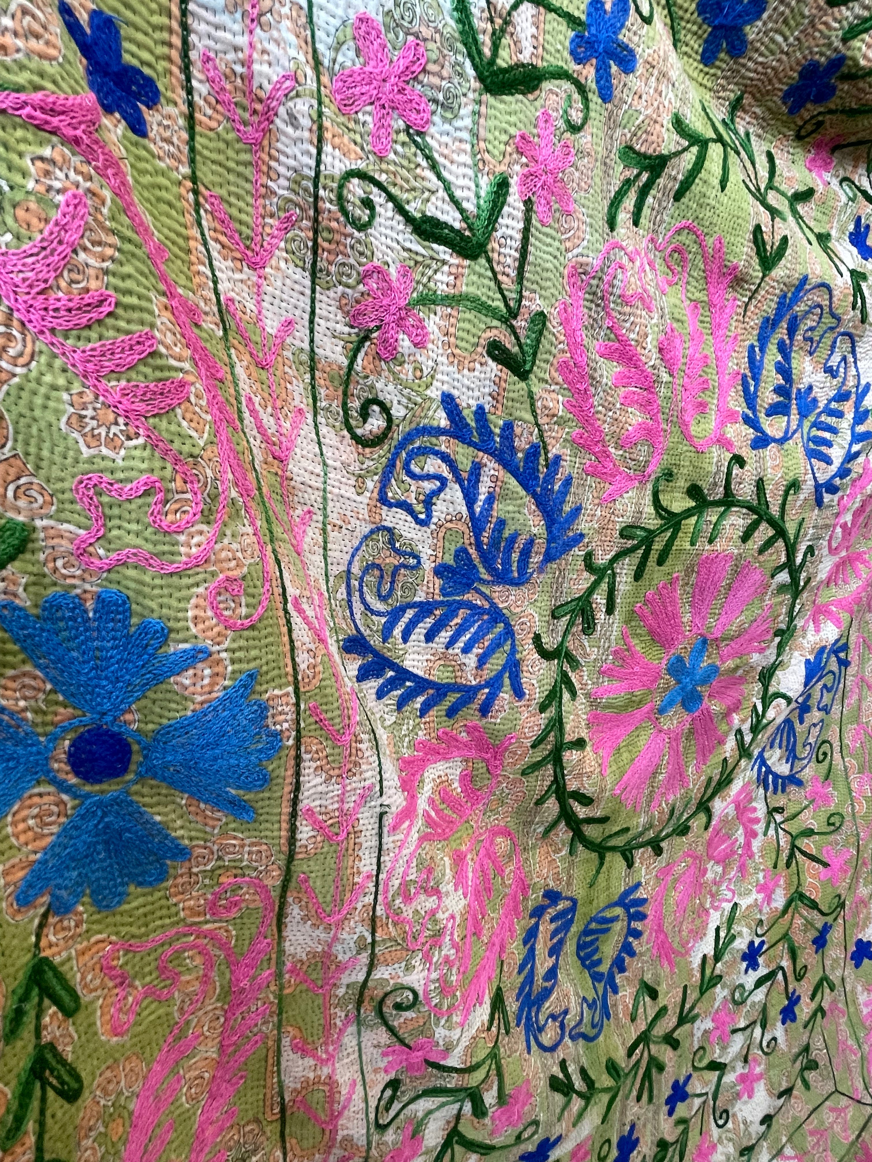 Suzani Vintage Kantha - COTTAGE GARDEN