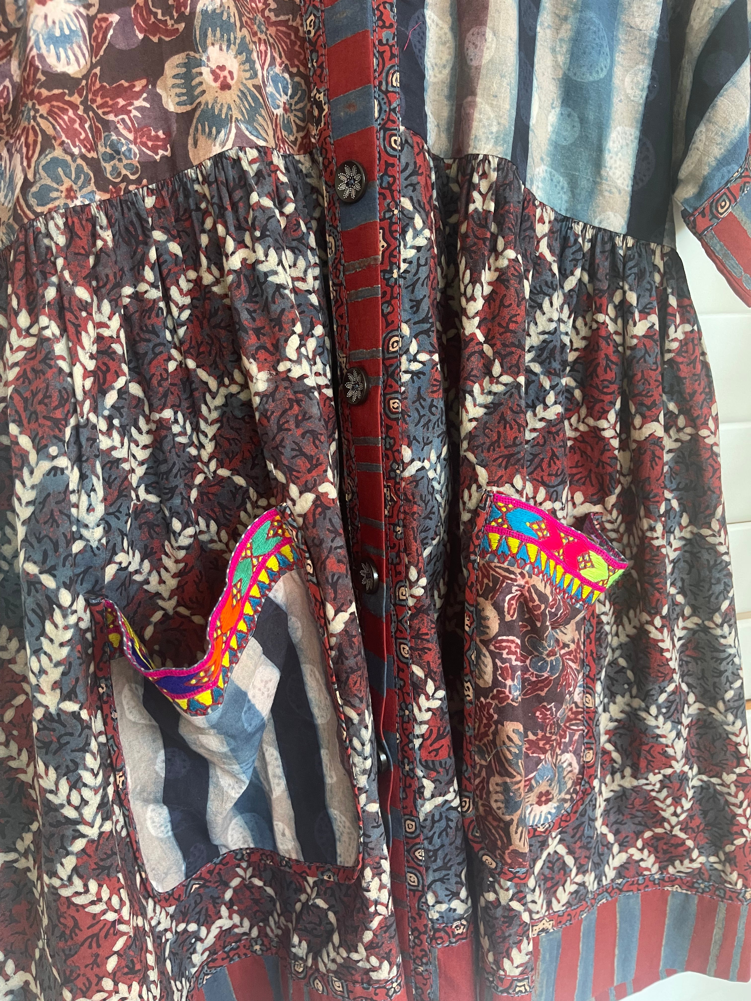 KAFTAN TOP - MIxed Print