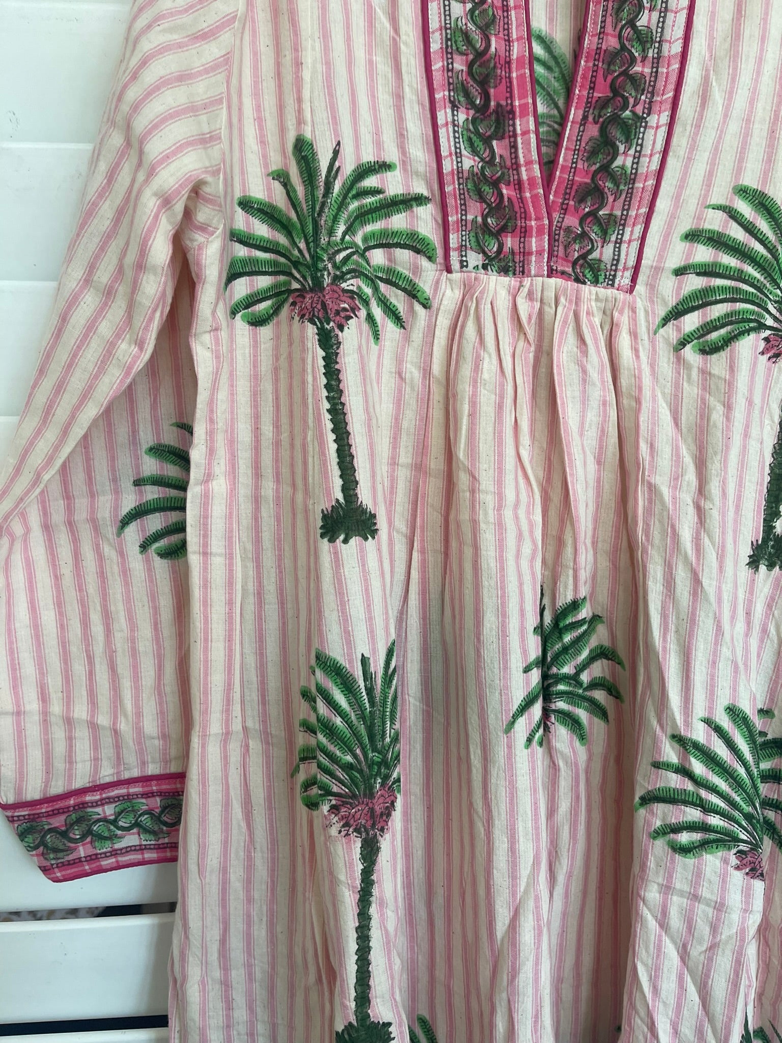 MOROCCAN BEACH KAFTAN - Pink Palm
