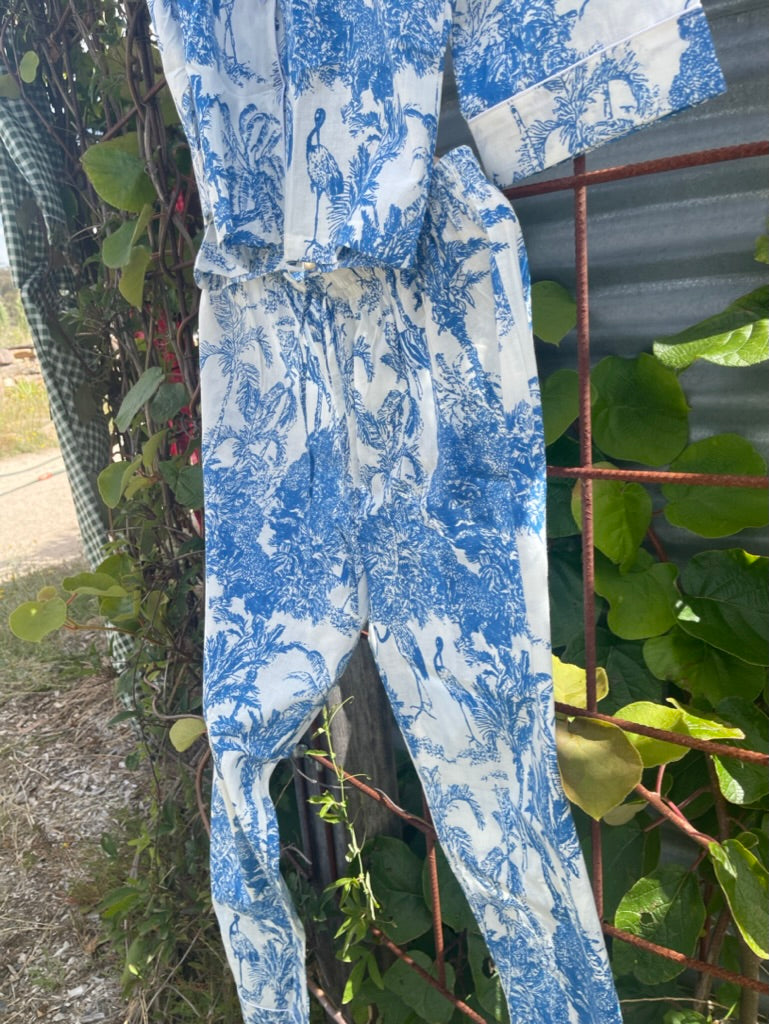 PYJAMAS Long - Chinoiserie Blue
