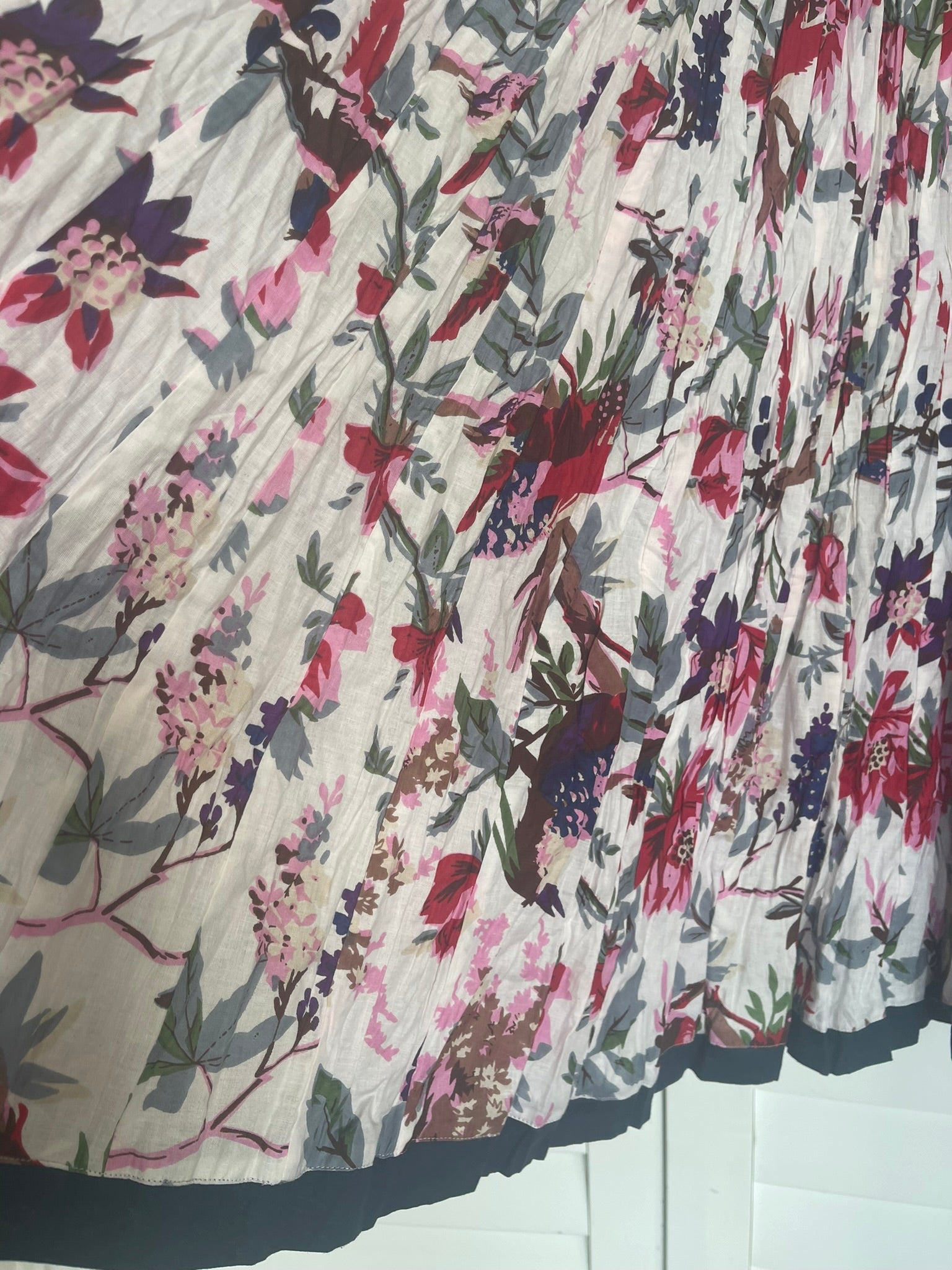 Cotton Panel Skirt - NOSTALGIA