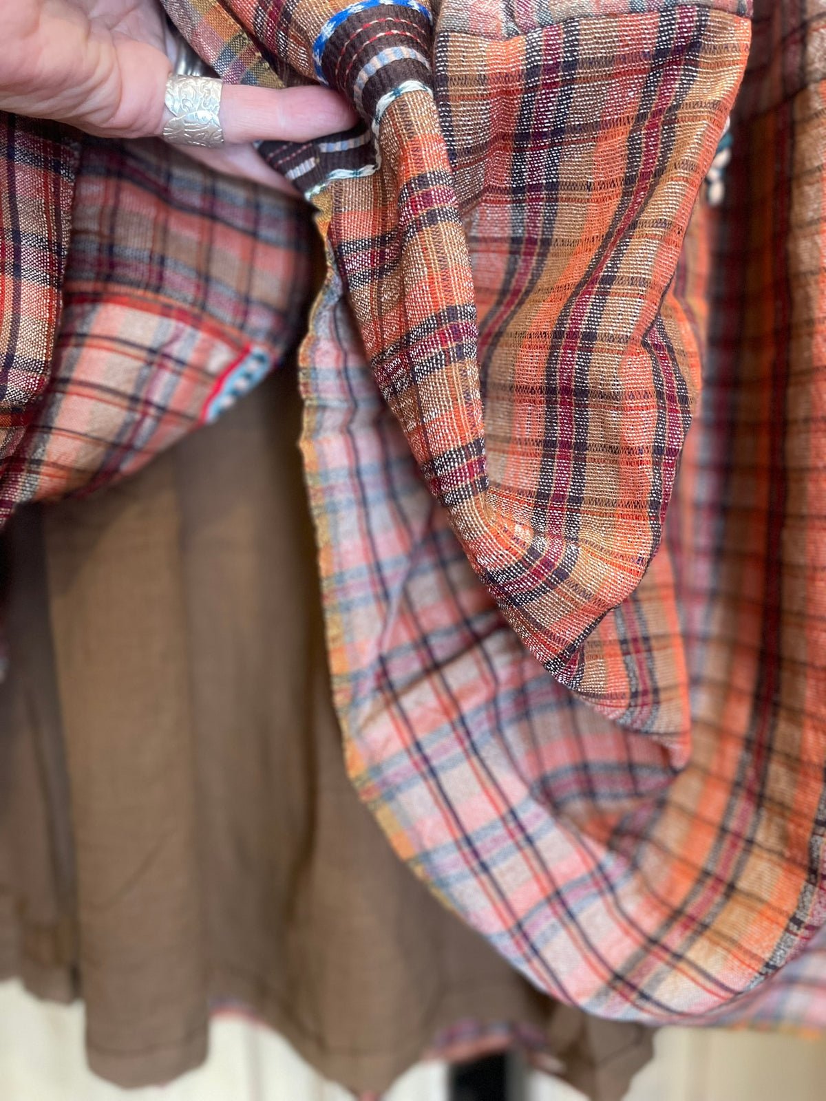 SADIA Skirt - Wool/Cotton Plaid