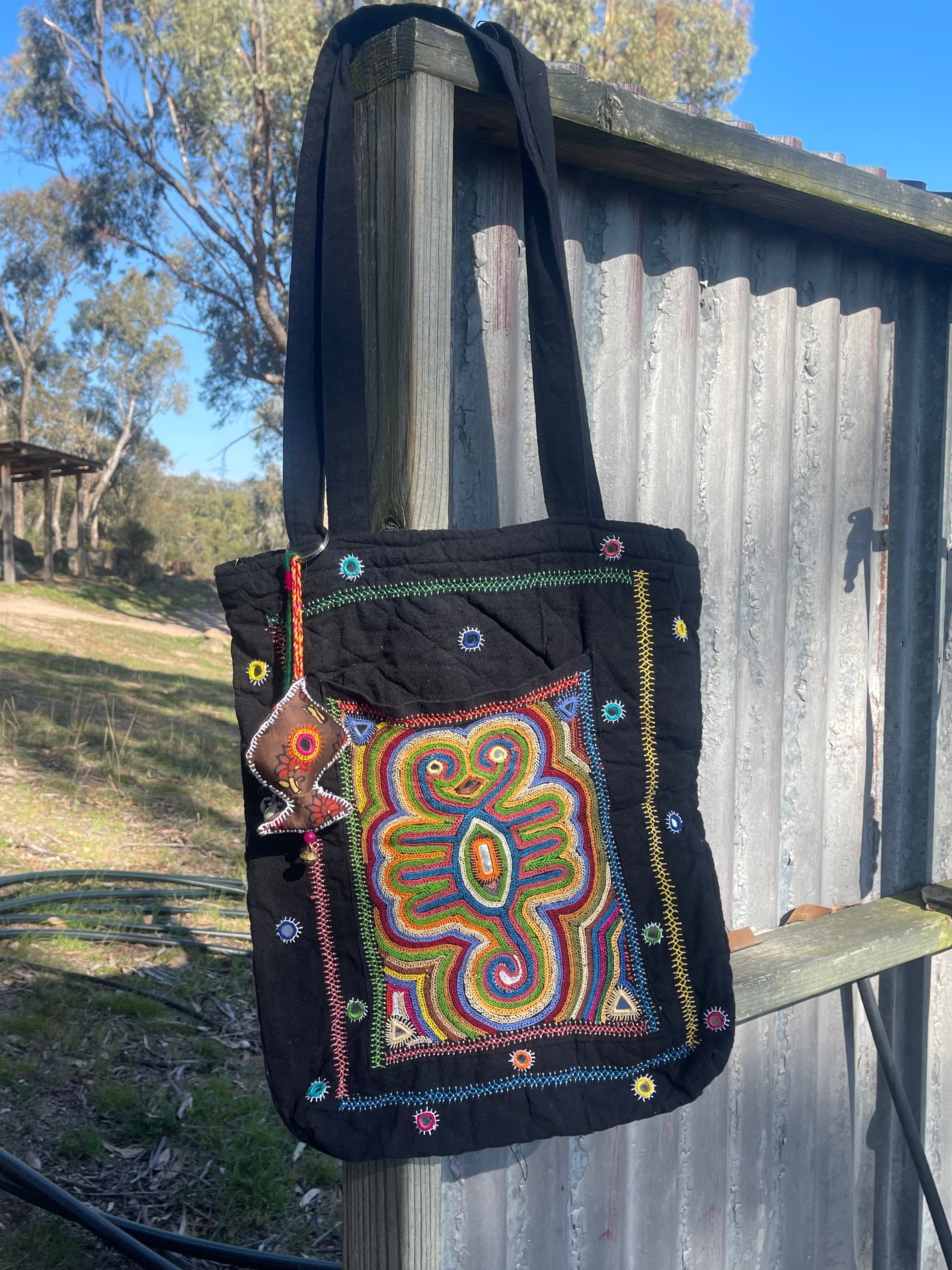 Kutch Tribal Mirrored Tote - GEMINI DREAMING