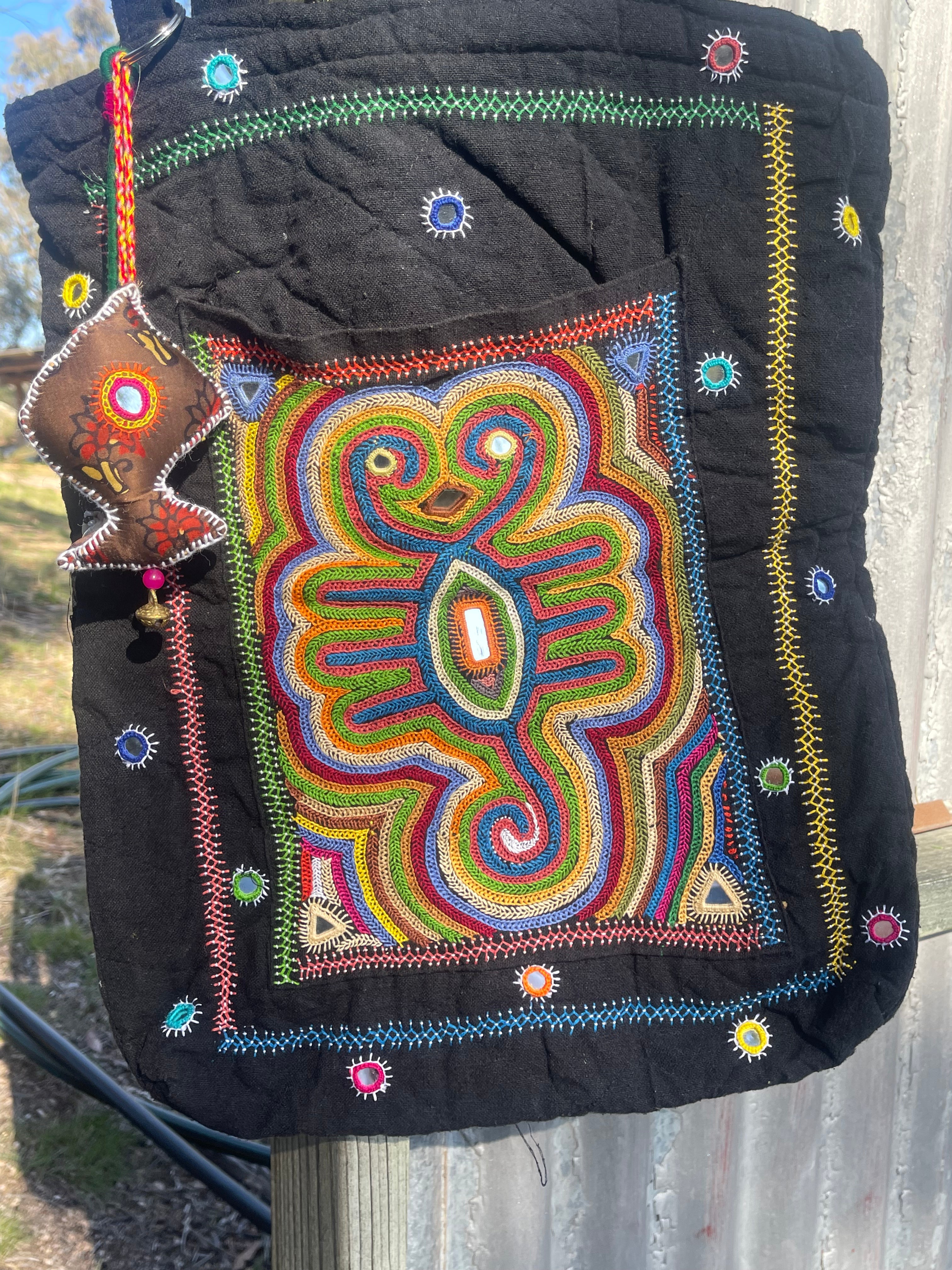 Kutch Tribal Mirrored Tote - GEMINI DREAMING