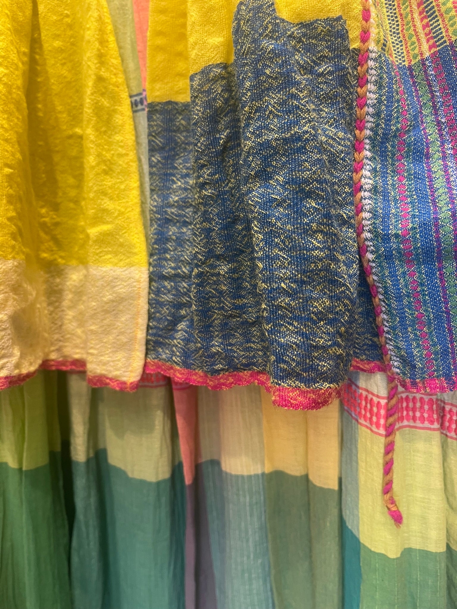 NILGIRI Wool/Silk Jacket - Neon Yellow
