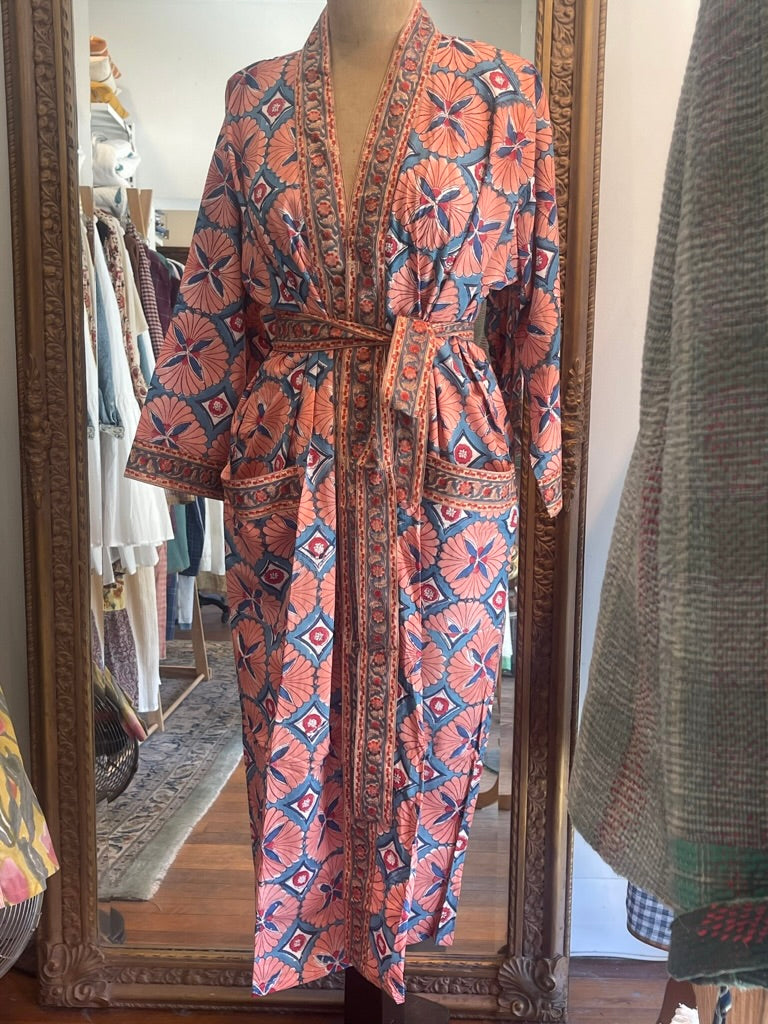 Cotton KIMONO - JAPONNAISE blockprint