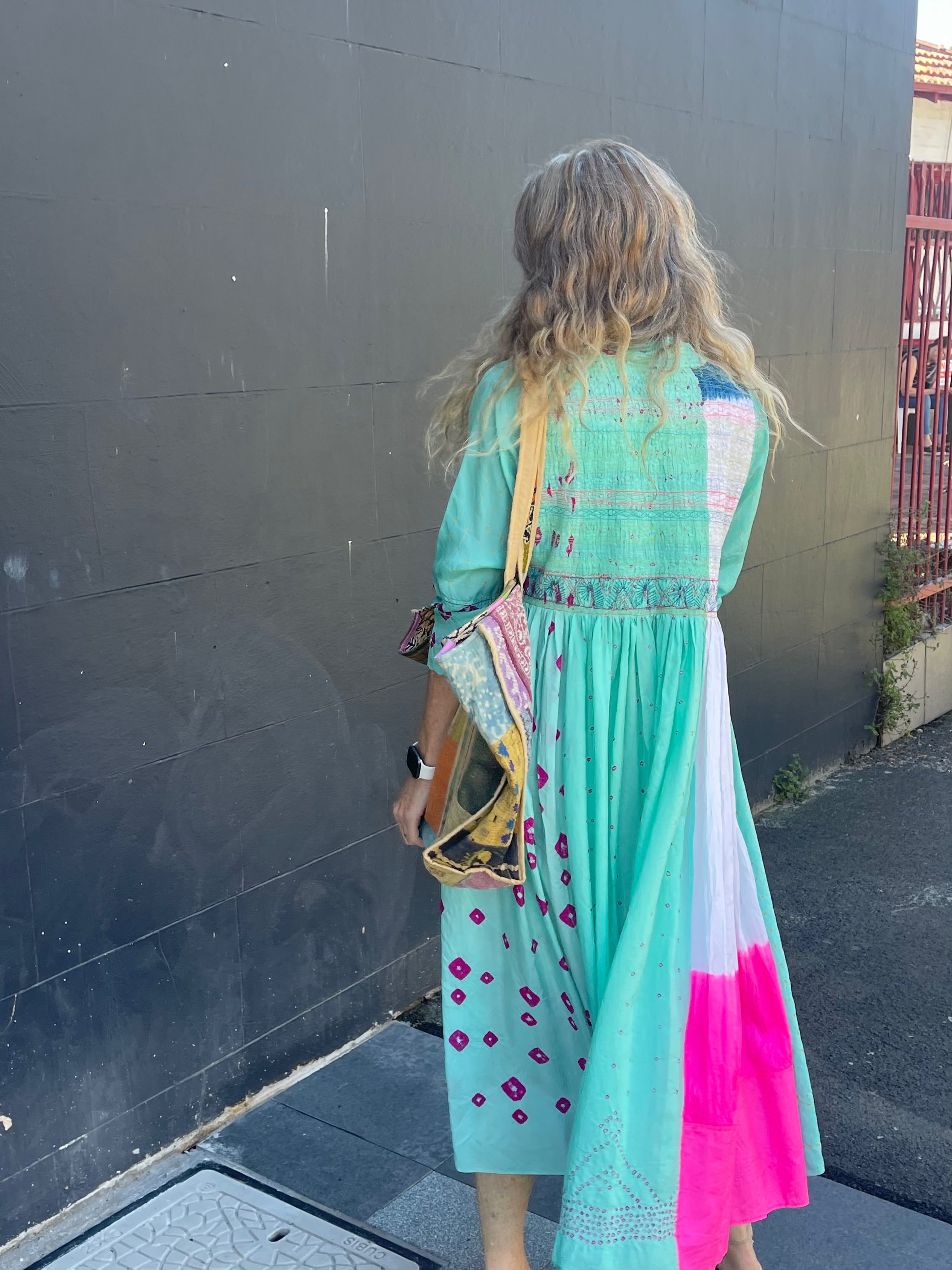 JODHPUR 25 - Silk Bandhani Dress
