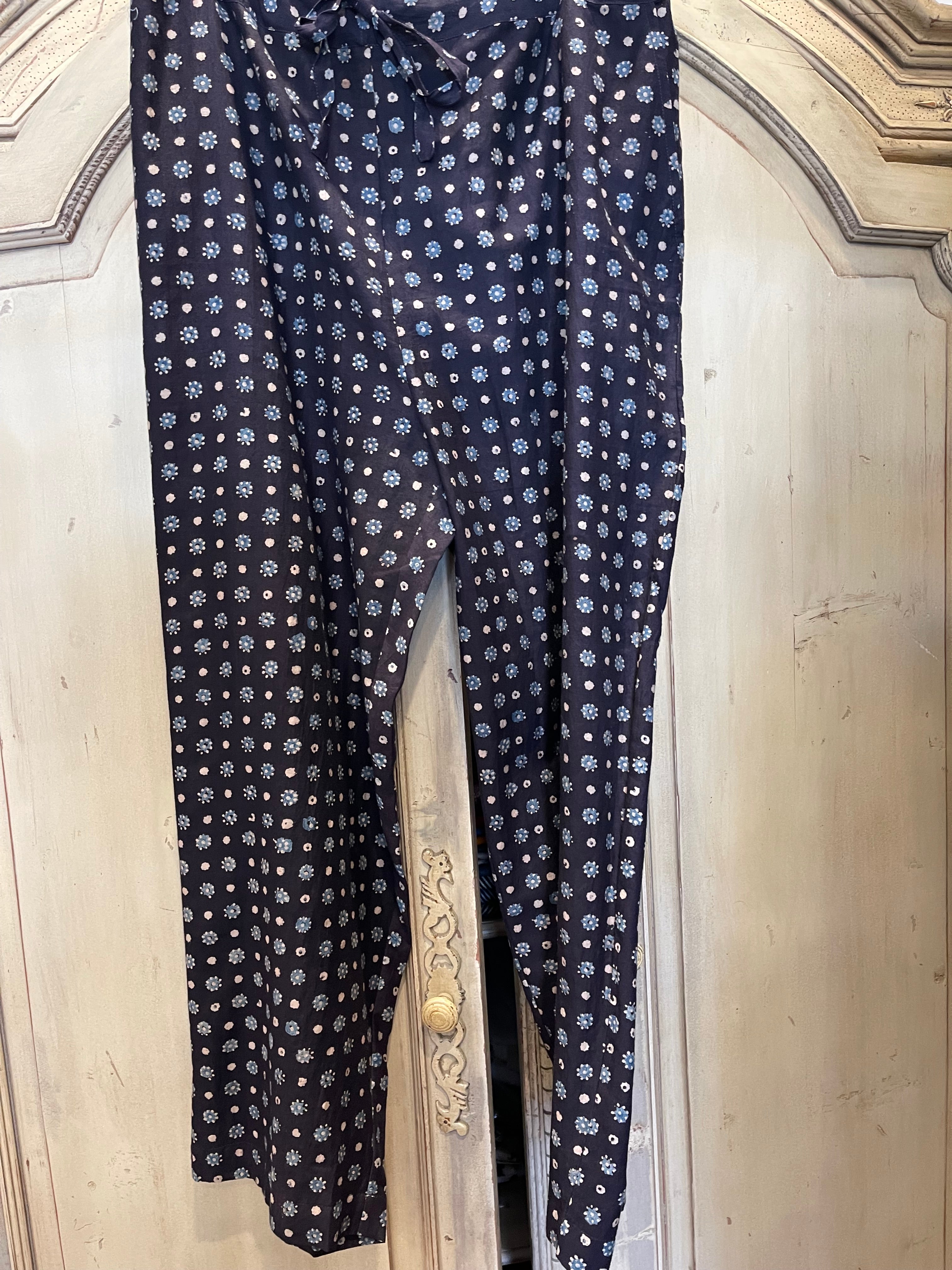 ANAYA Ajrakh Cotton Silk Pants