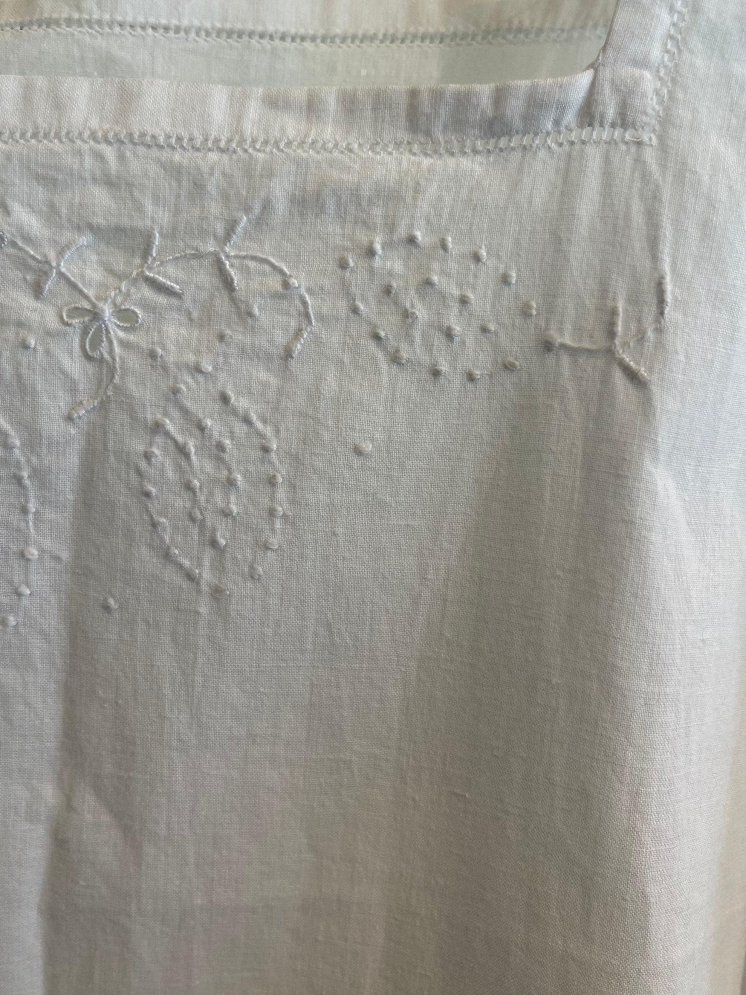 Vintage French Linen Slip - Anais