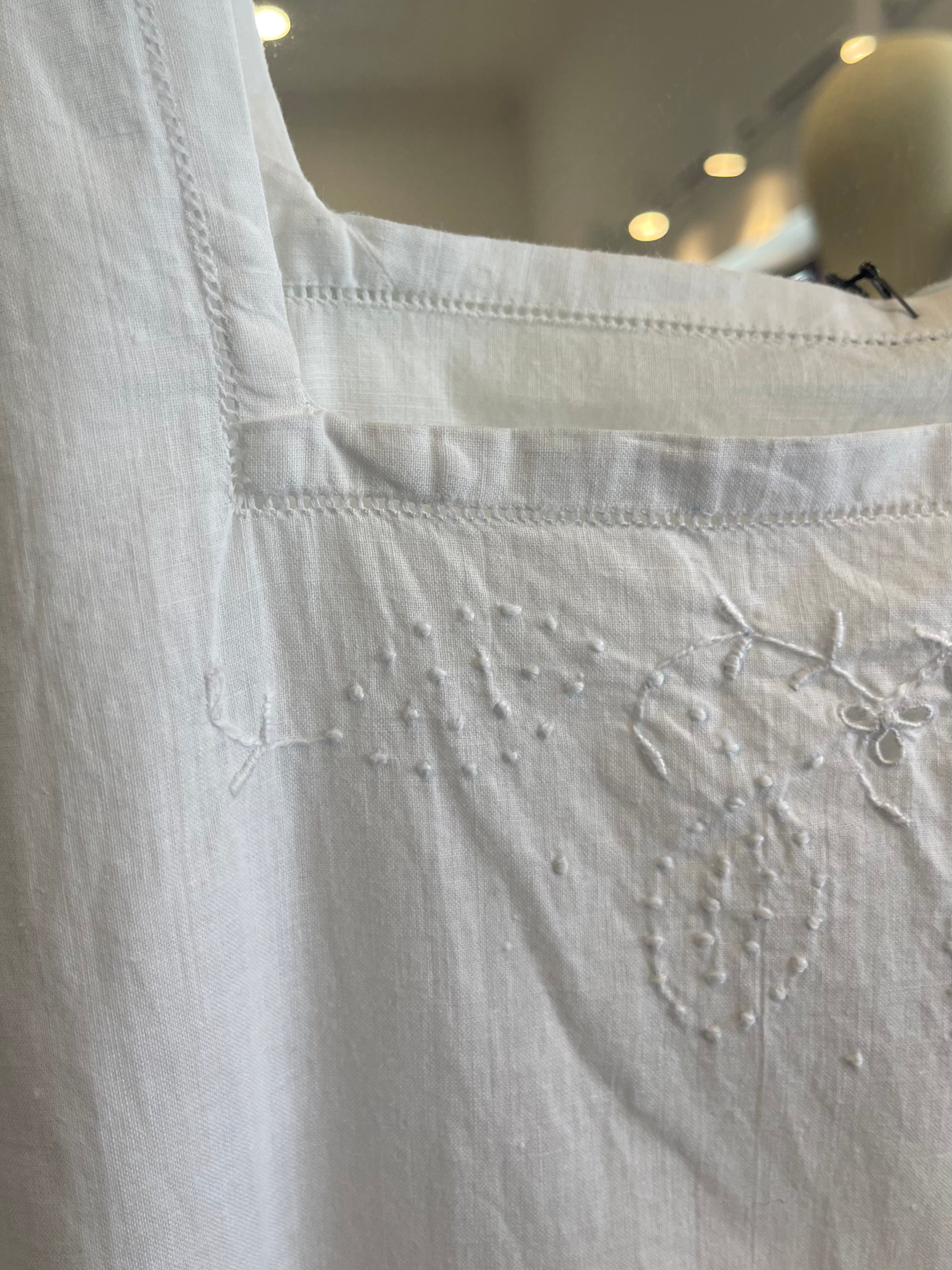 Vintage French Linen Slip - Anais