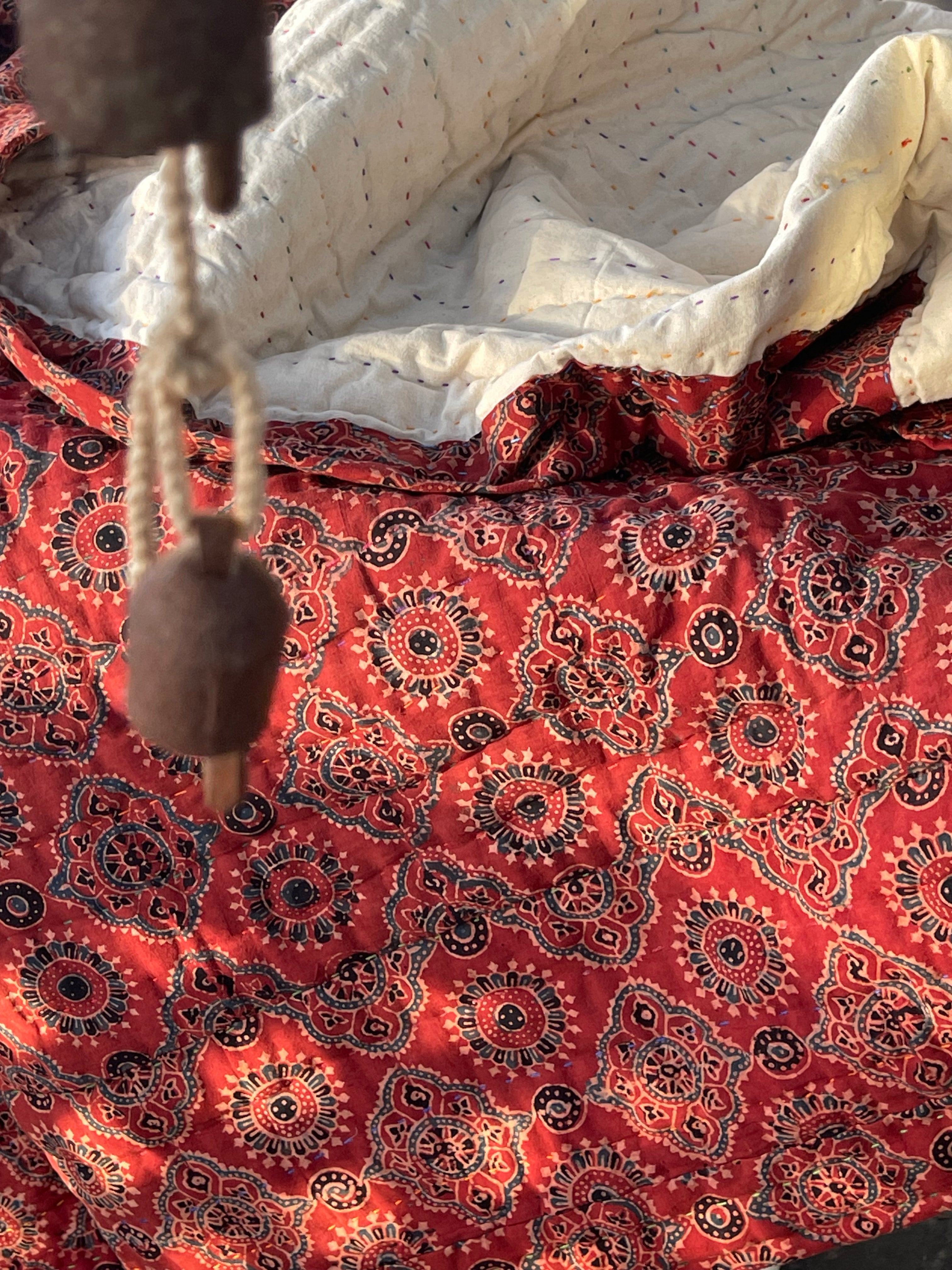 KUTCH QUILT - Desert Red Ajrakh