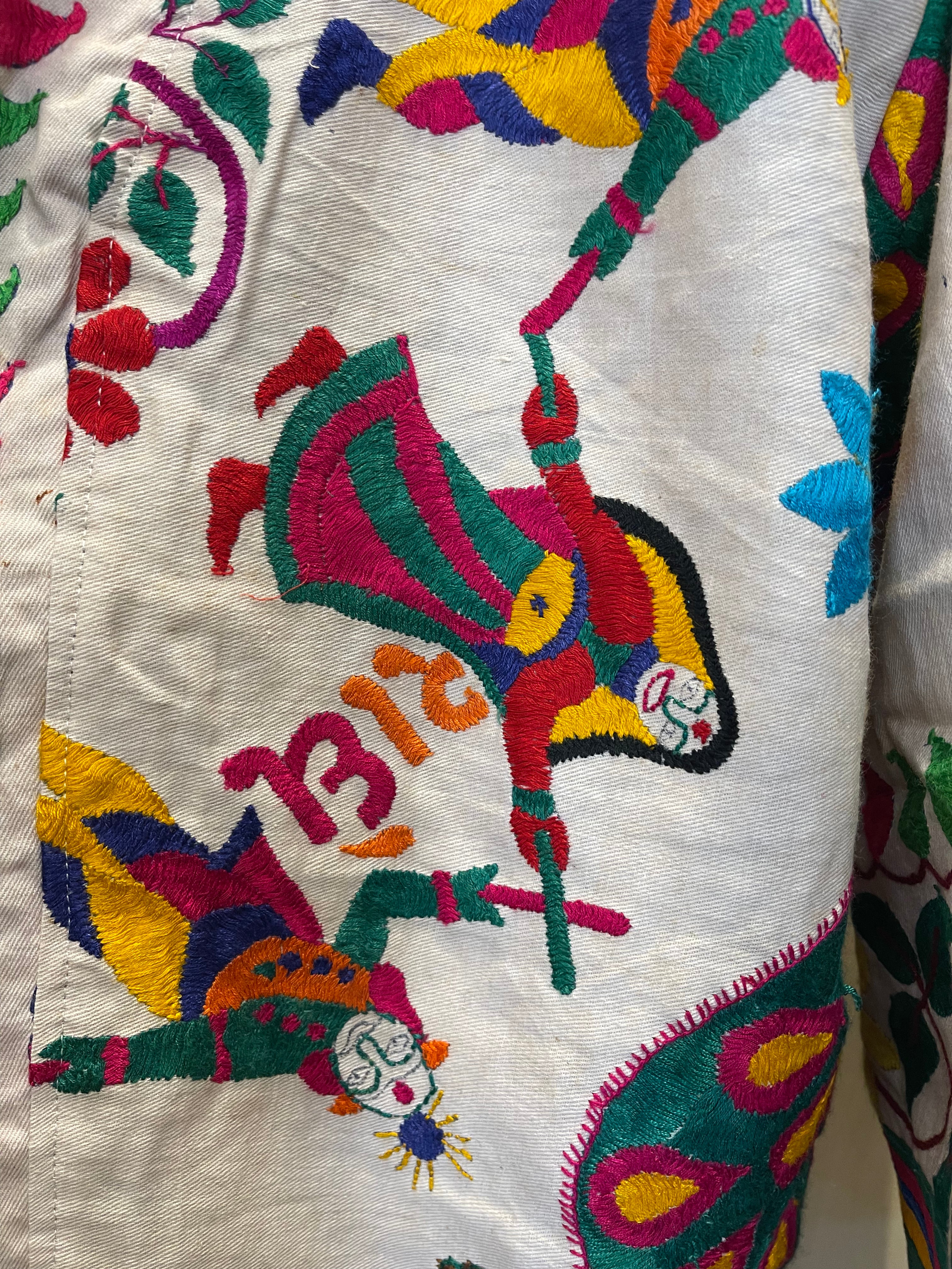 Vintage Embroidered Coat - Dance