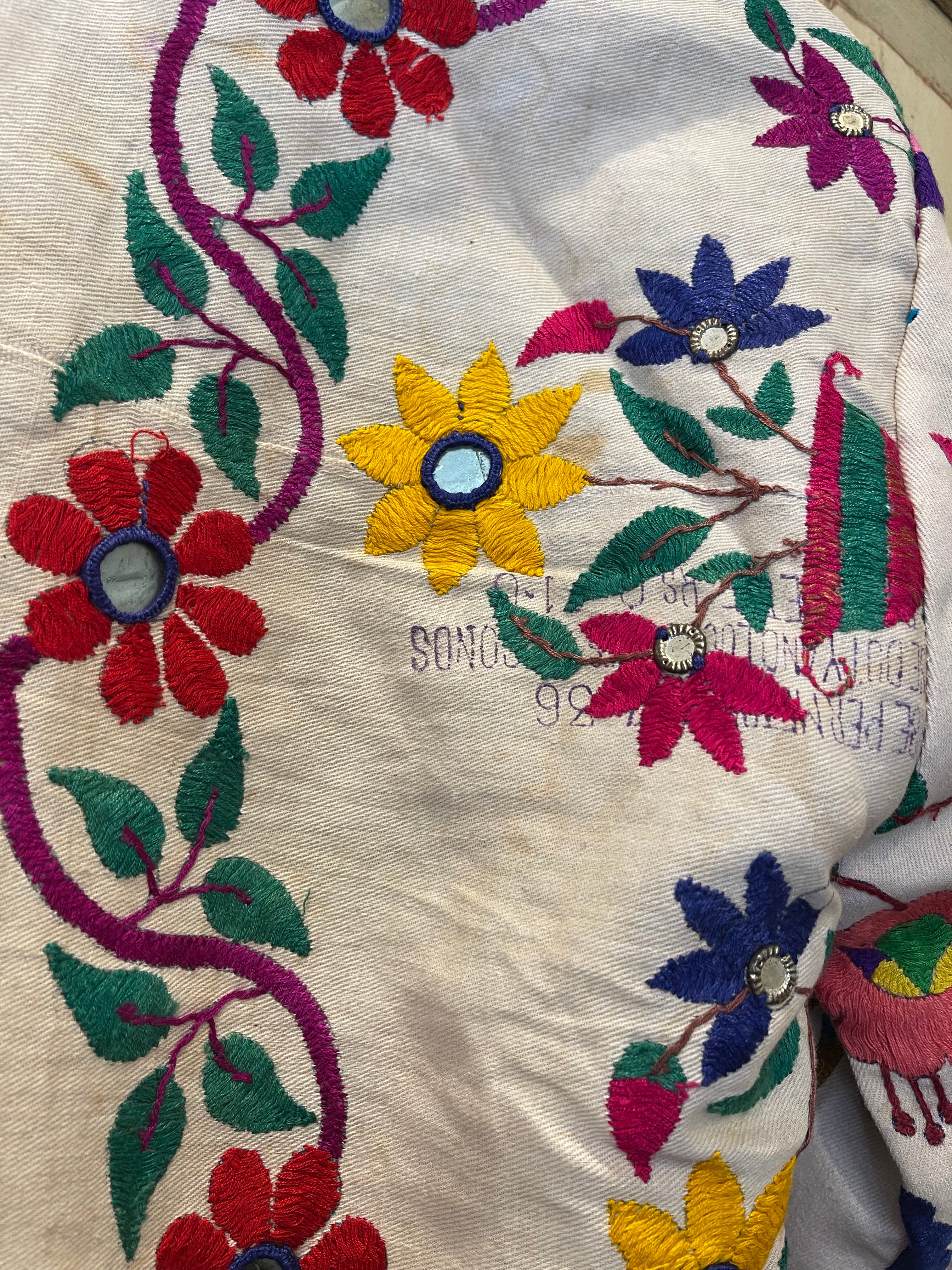 Vintage Embroidered Coat - Dance