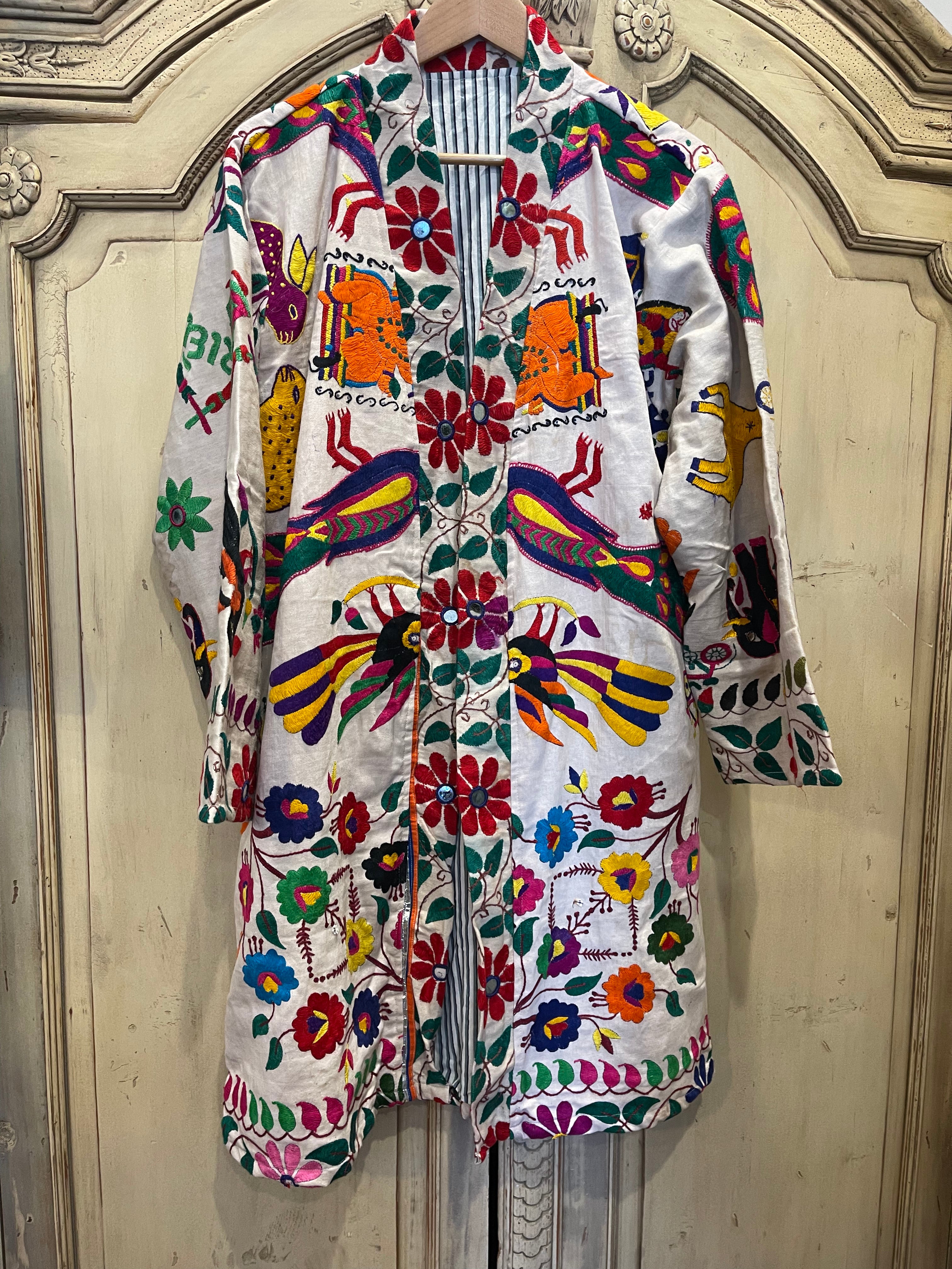 Vintage Embroidered Coat - SUN