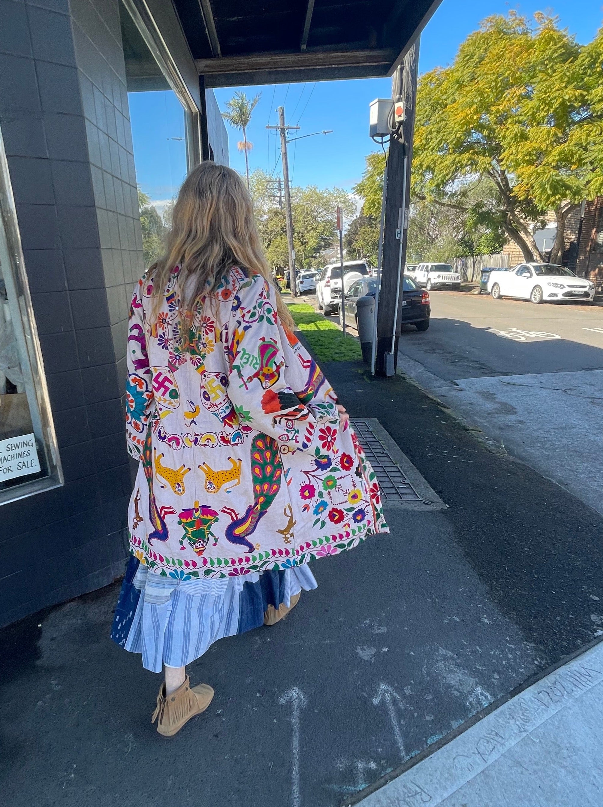 Vintage Embroidered Coat - SUN