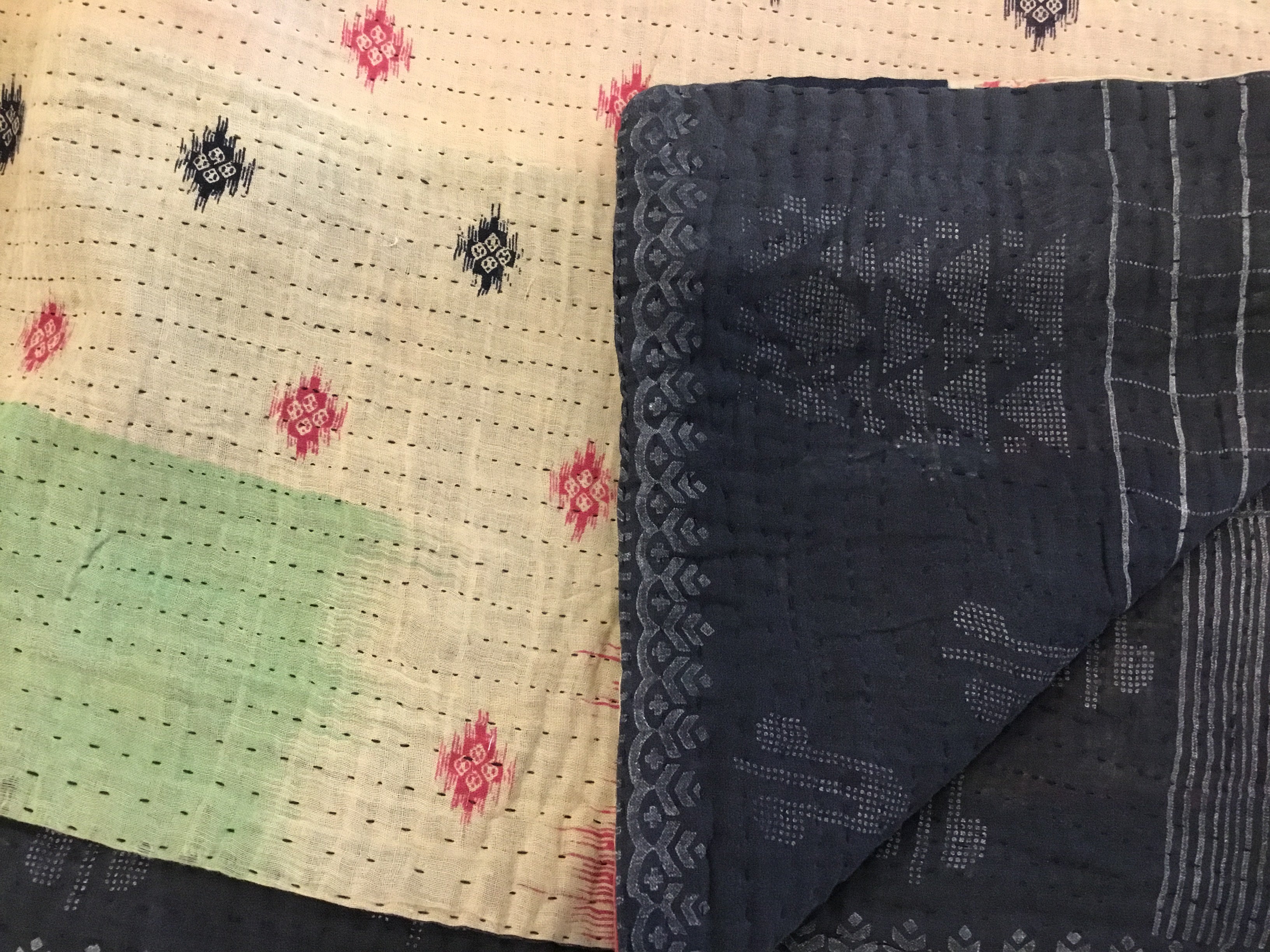 VINTAGE KANTHA - Tribal Ikat