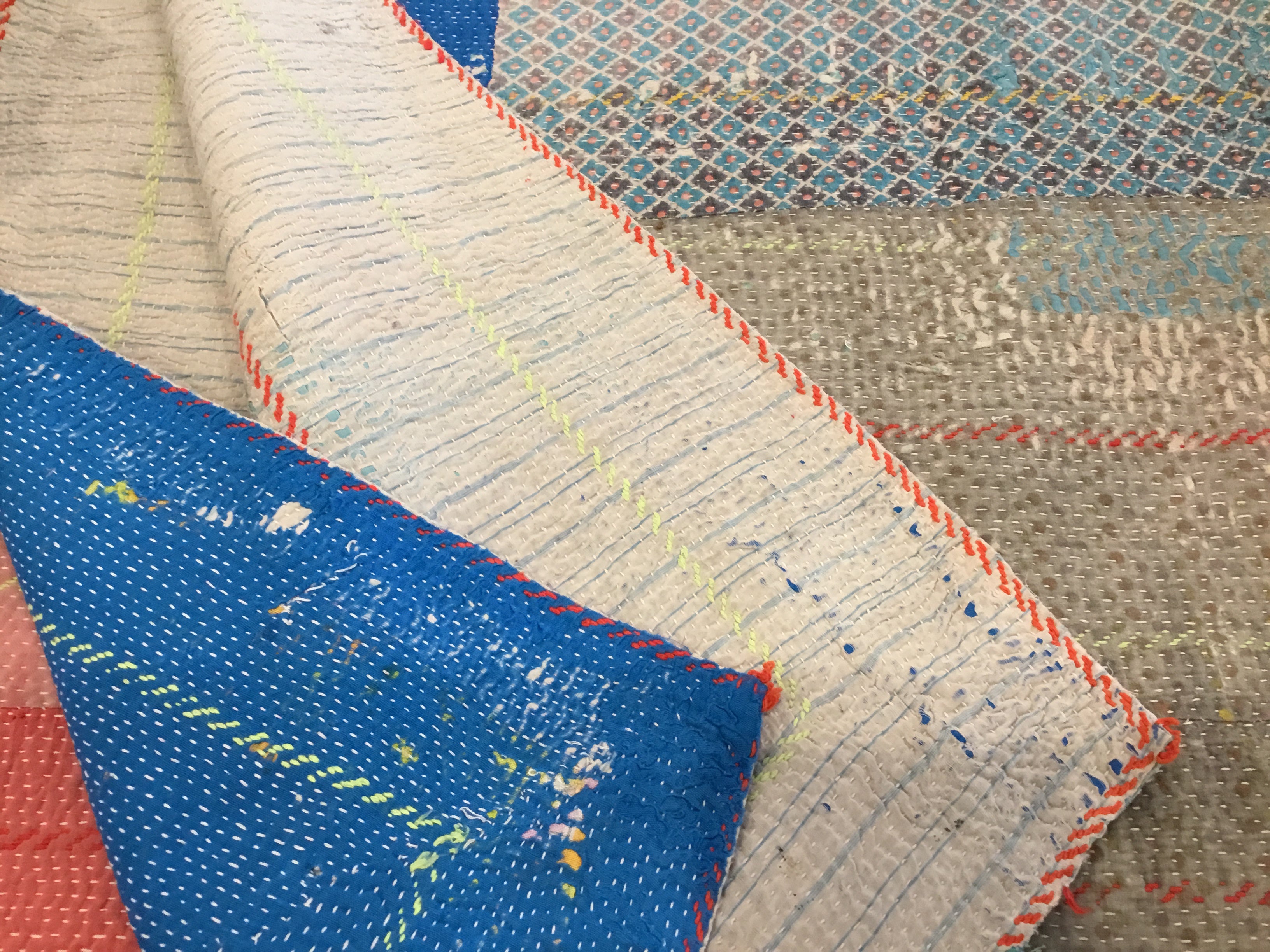 VINTAGE KANTHA - Coastal Blues