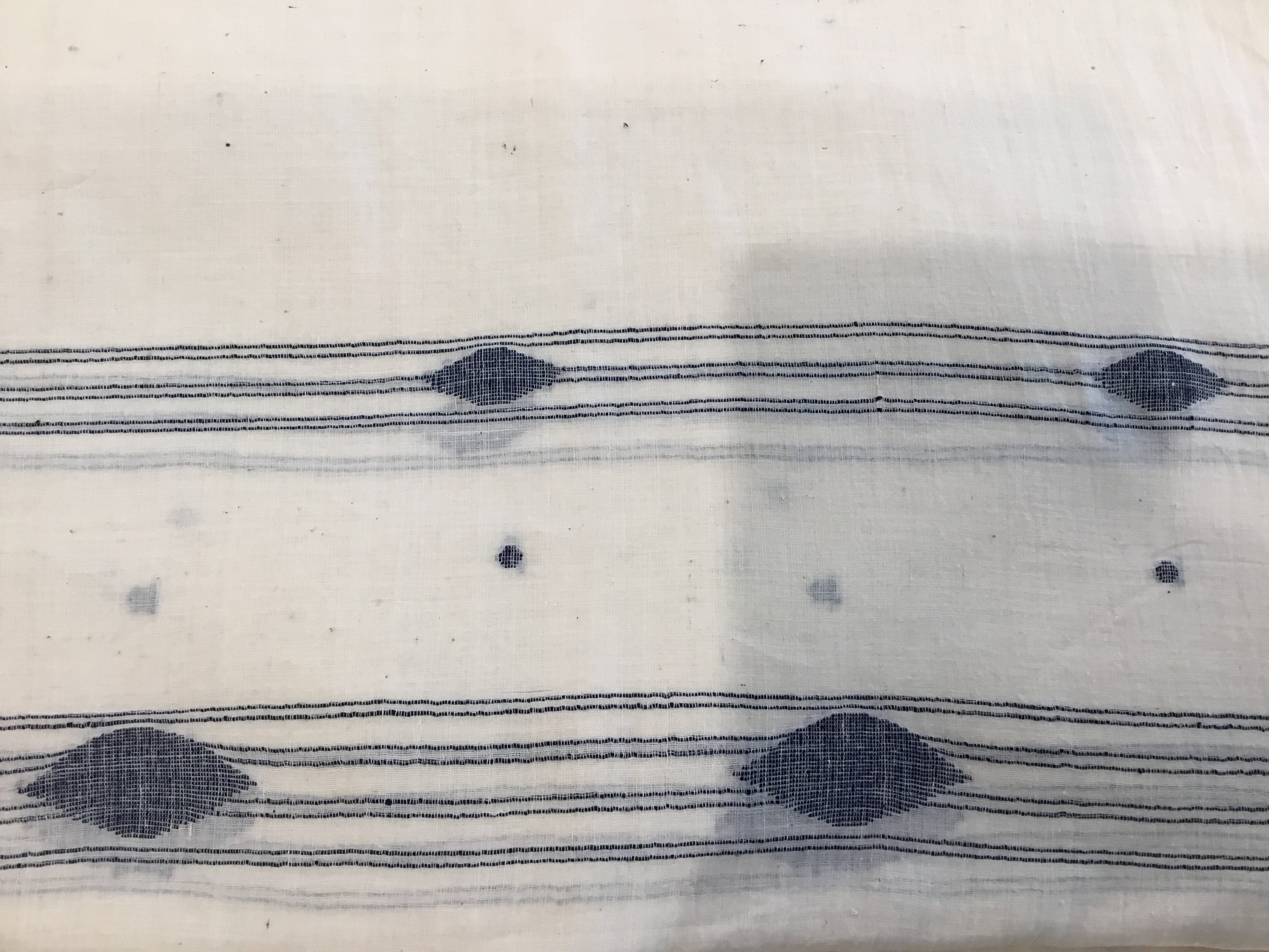Cotton Jamdani Scarf - INDIGO POETRY