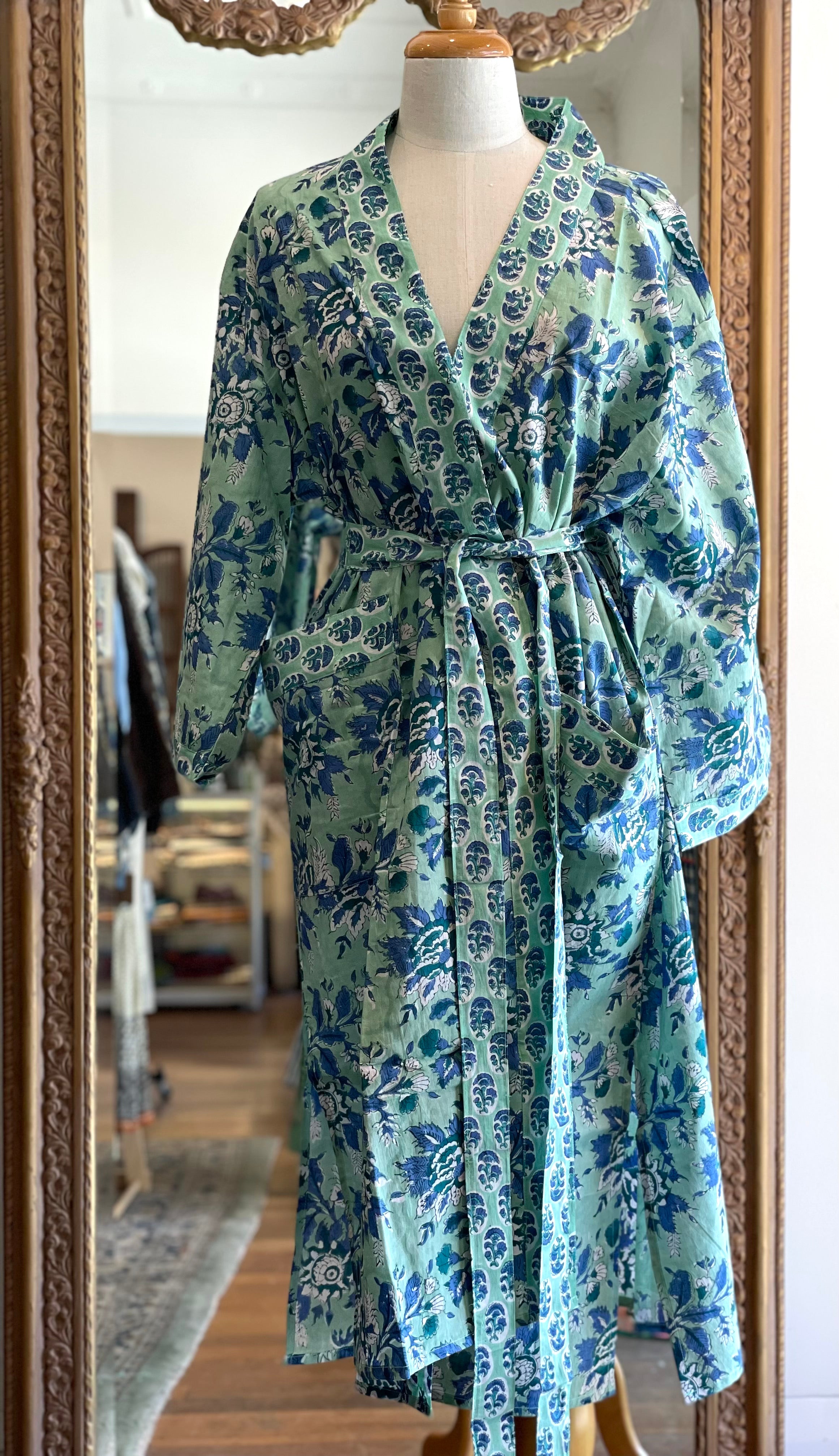 KIMONO /Bath Robe - Mint