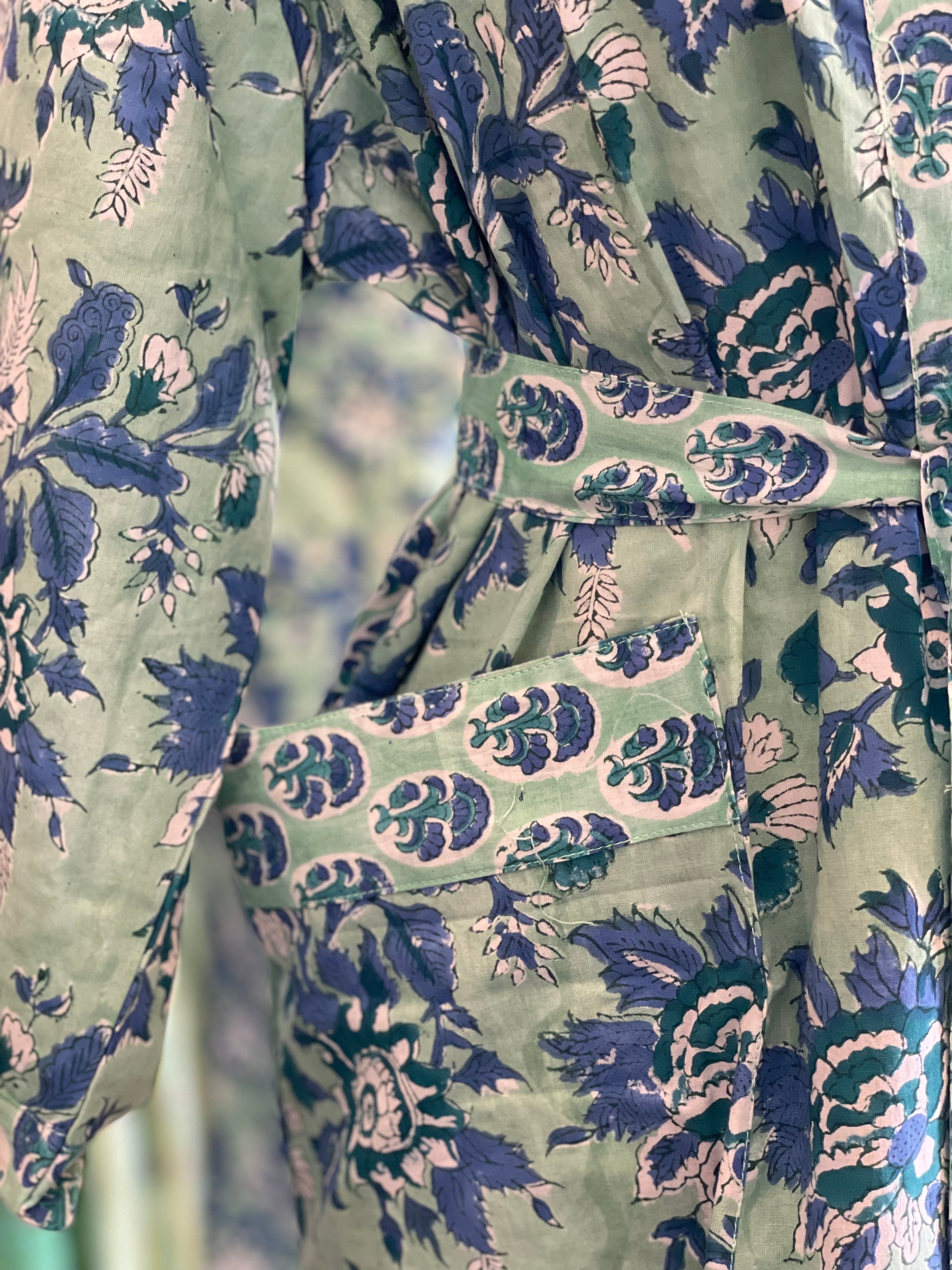 KIMONO /Bath Robe - Mint