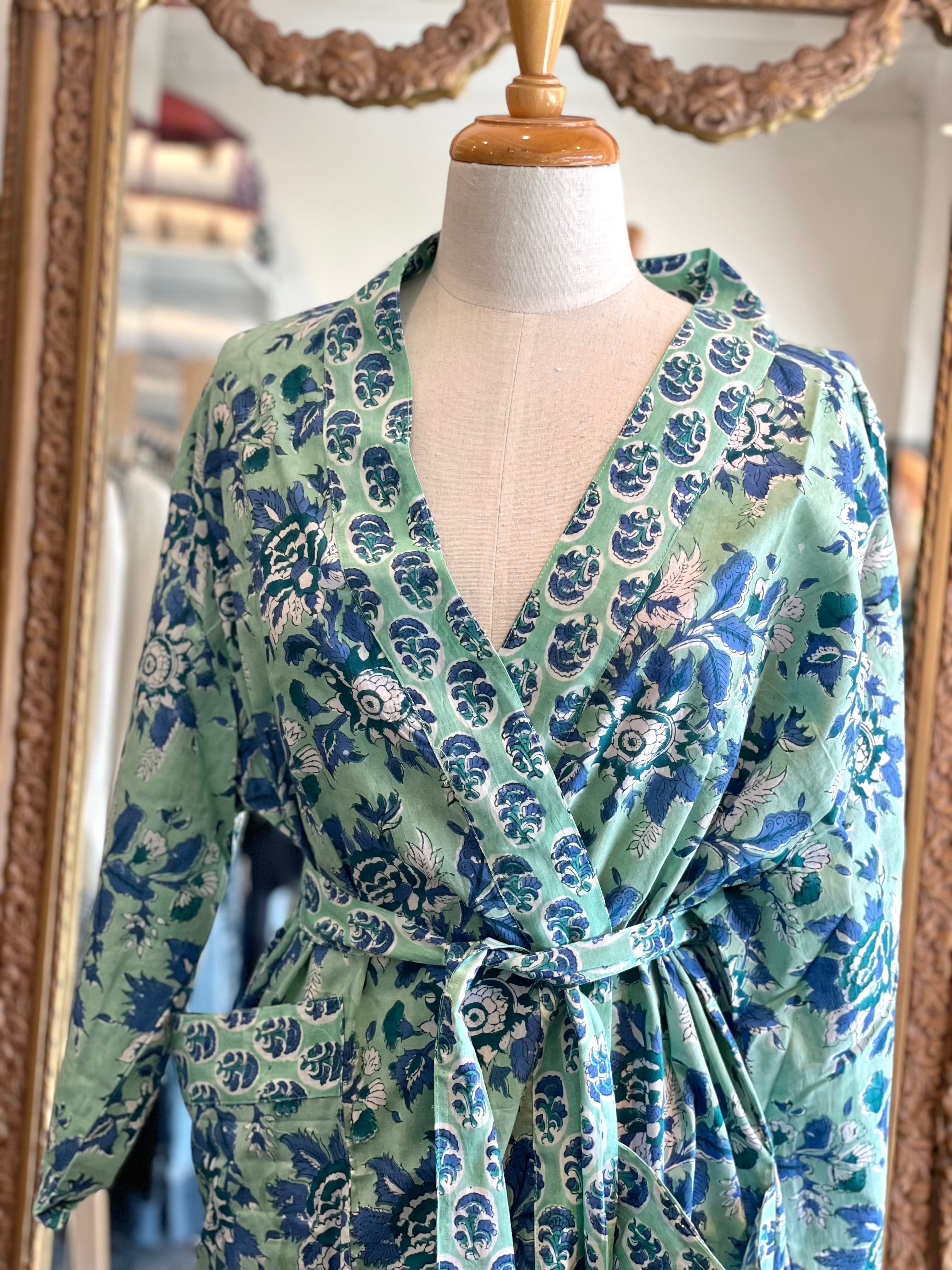 KIMONO /Bath Robe - Mint