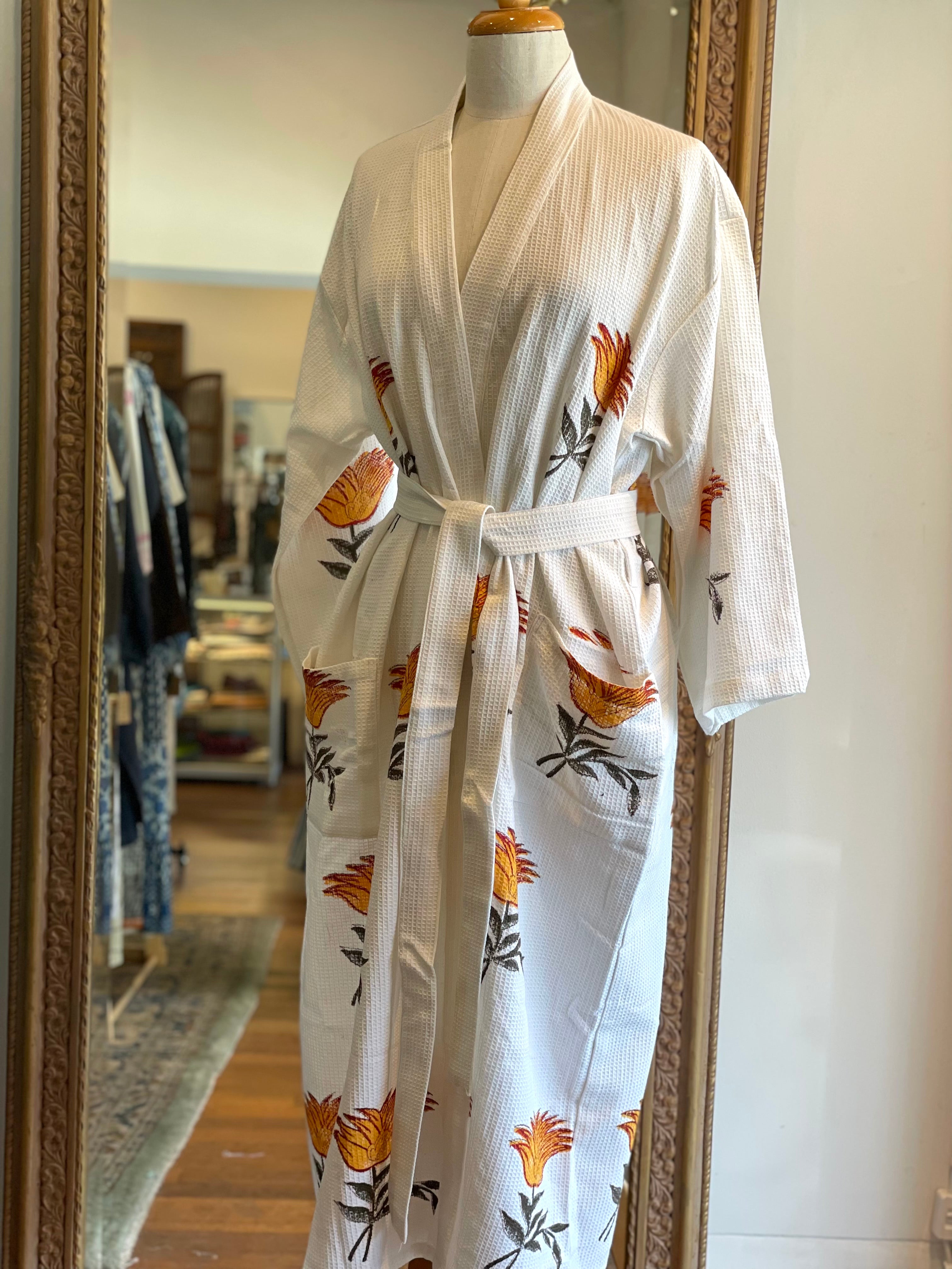 Waffle Botanica Robe - Sunrise Floral