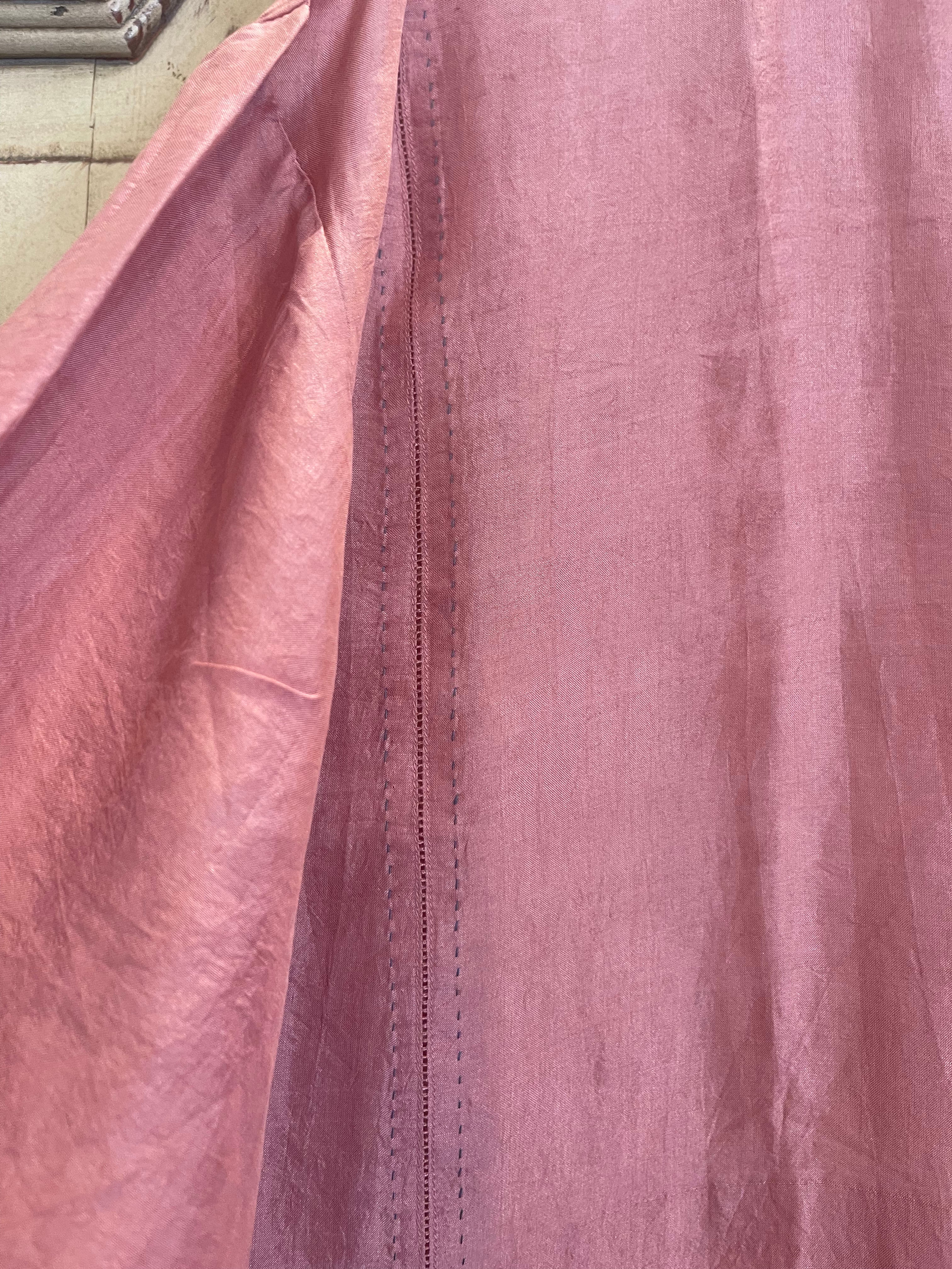 PADMA SILK TOP - Dusty Rose