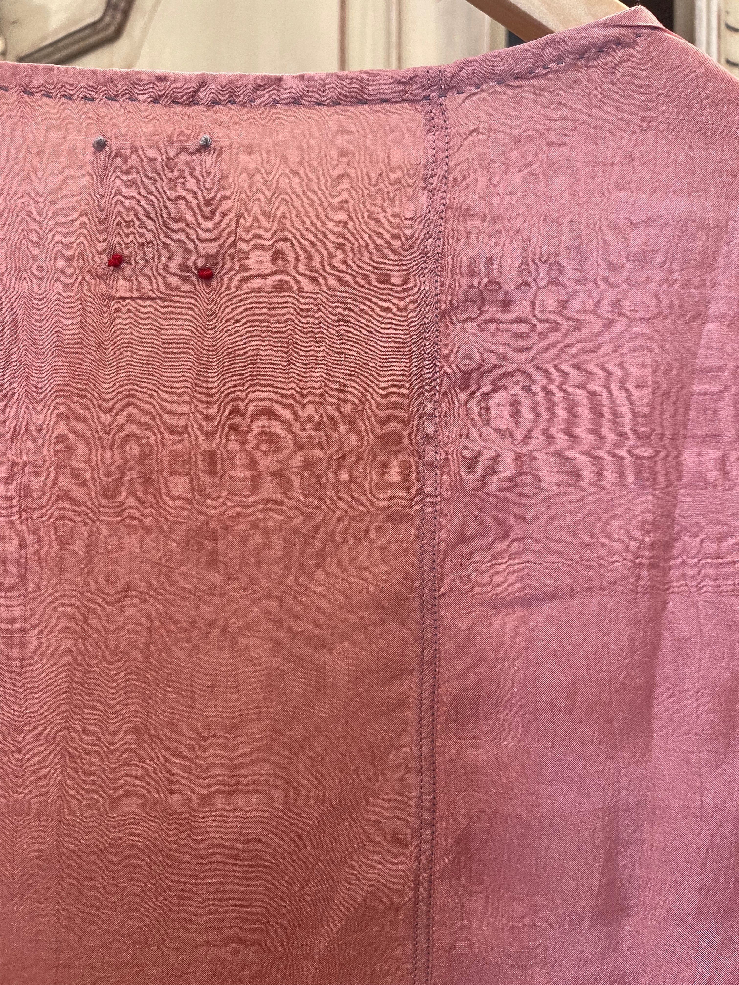 PADMA SILK TOP - Dusty Rose